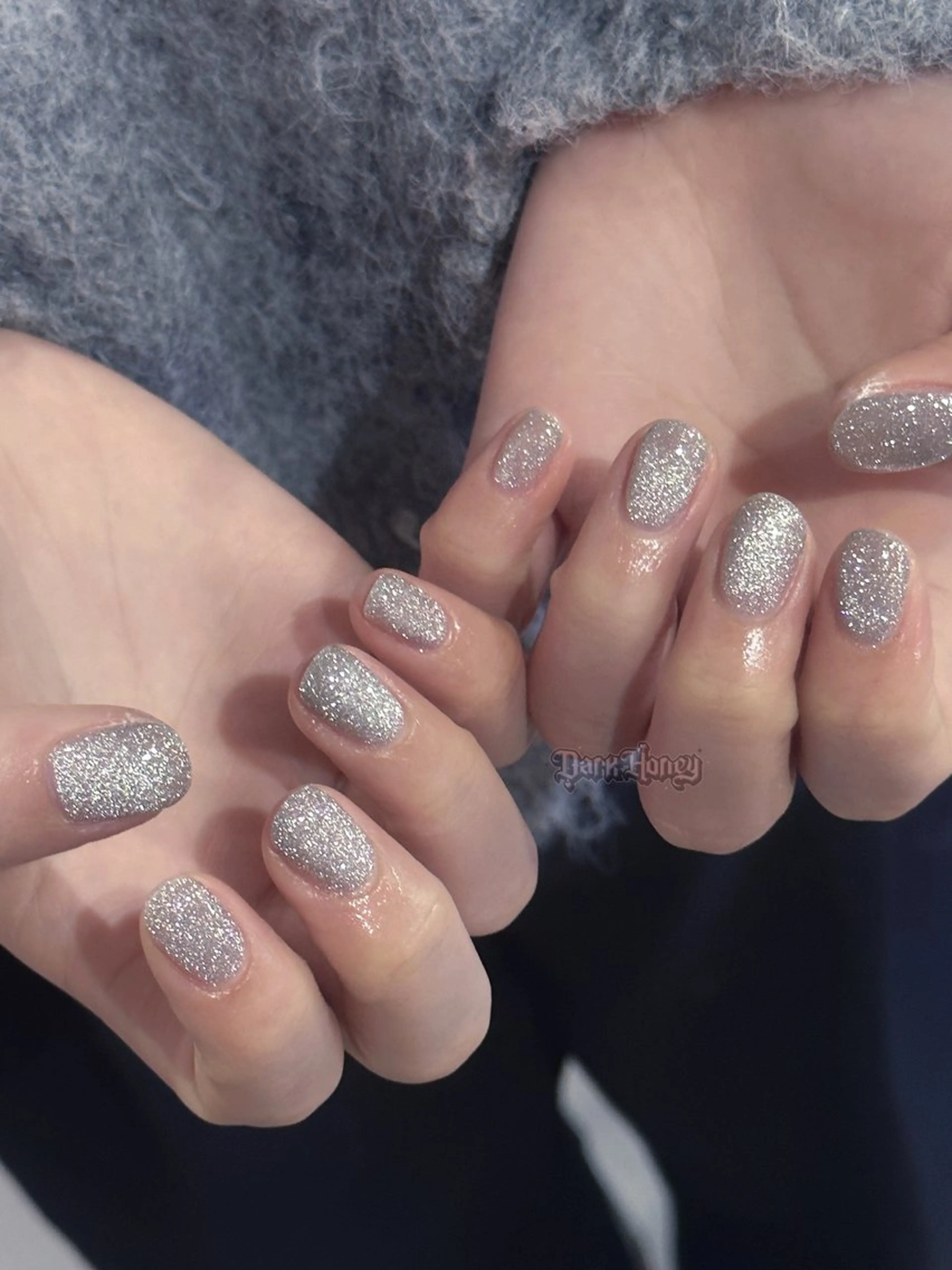 ネイル ハンドネイル Dark honey スカルプ専門原宿店のネイルデザイン