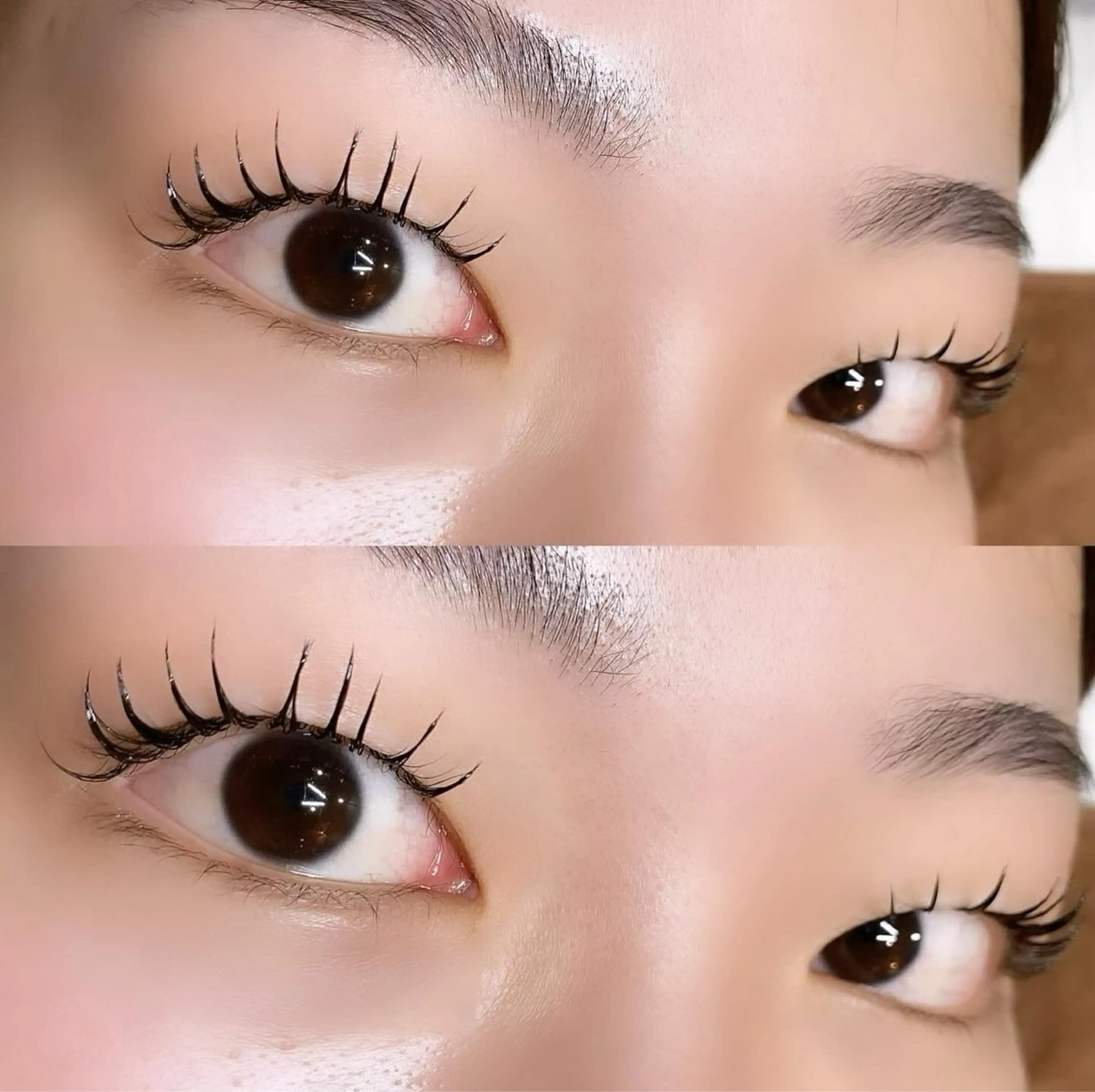 マツエク・マツパ フラットラッシュ 一重×まつ毛パーマ Franc2 eyelashのマツエク・マツパデザイン