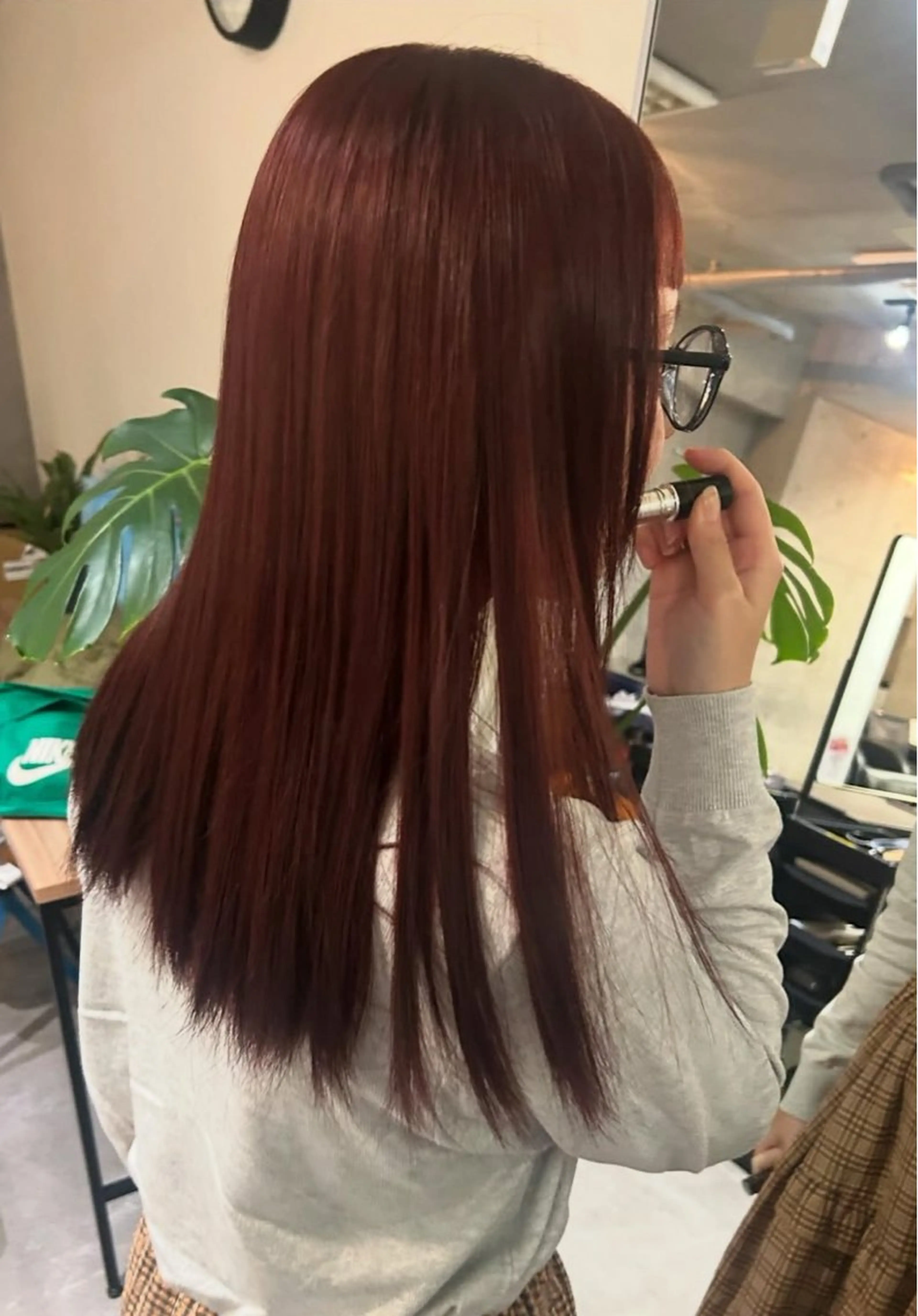 カラー ヘアカラー 韓国ボブ/レイヤー ボブ/ EMIRIのヘアスタイル