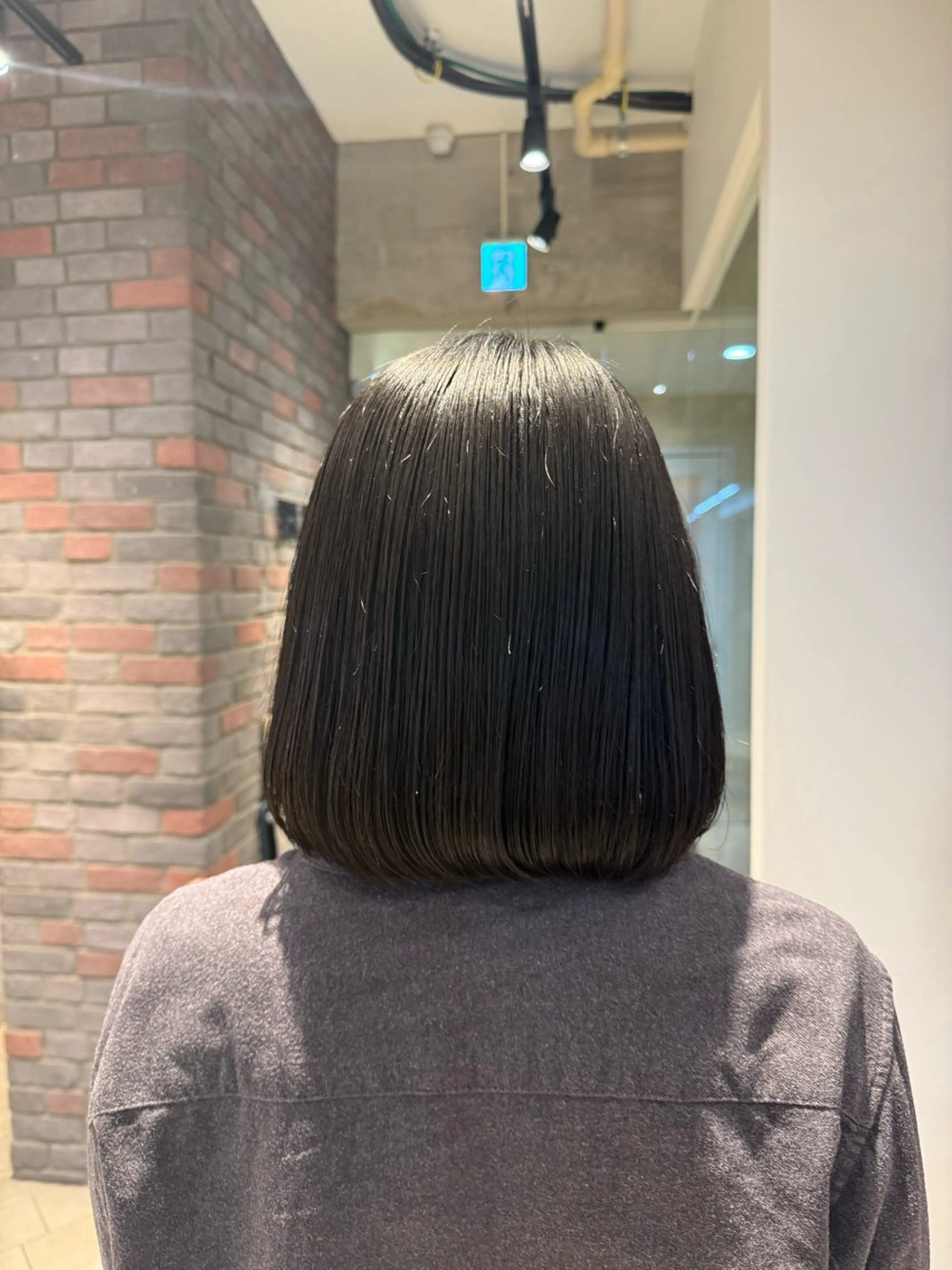 ミディアム ボブ 吉川 慶斗のヘアスタイル