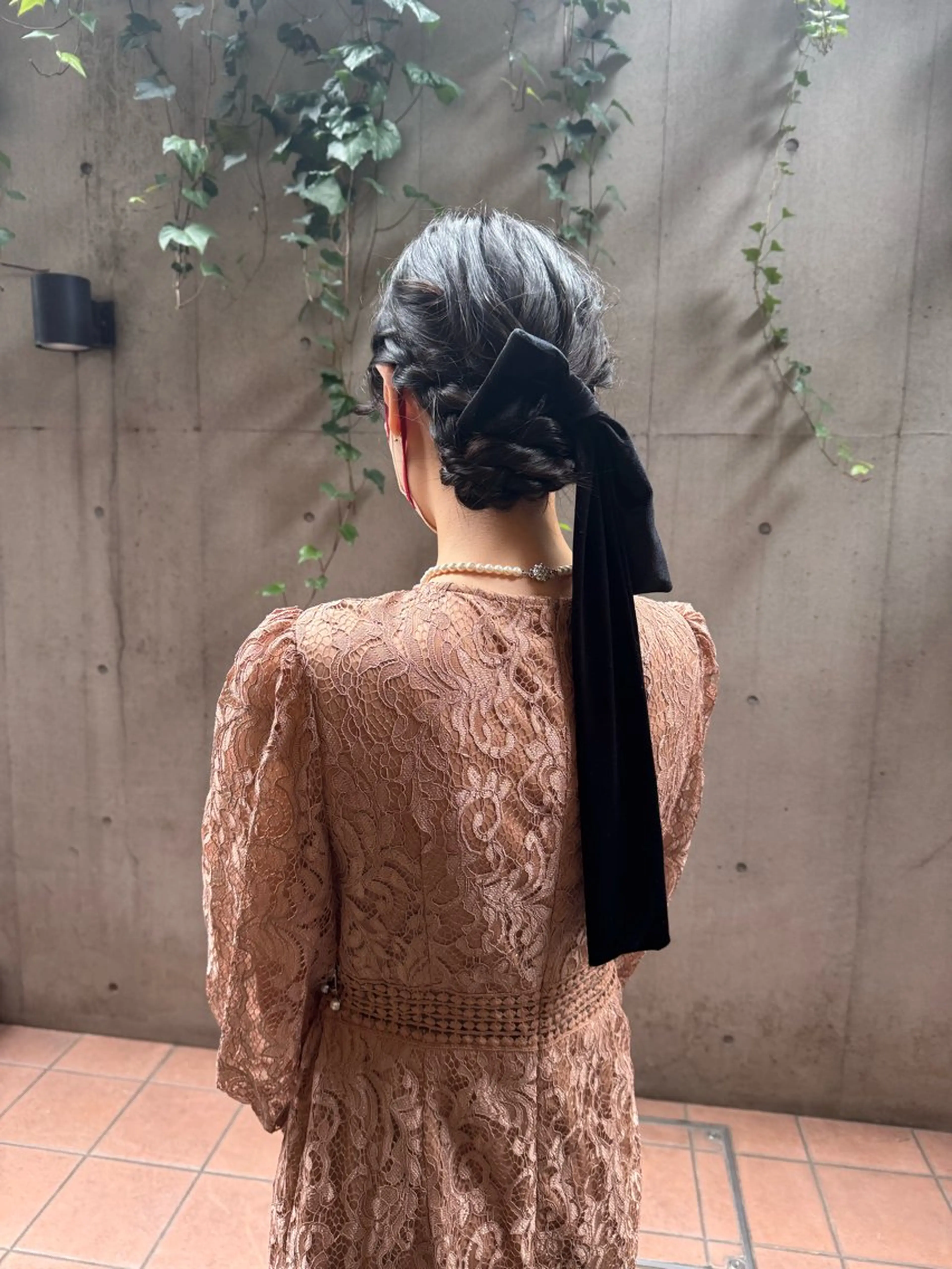 セミロング ヘアアレンジ ヘアセット 🎗️【ヘアセット 美眉】吉川玲🎗️のヘアスタイル