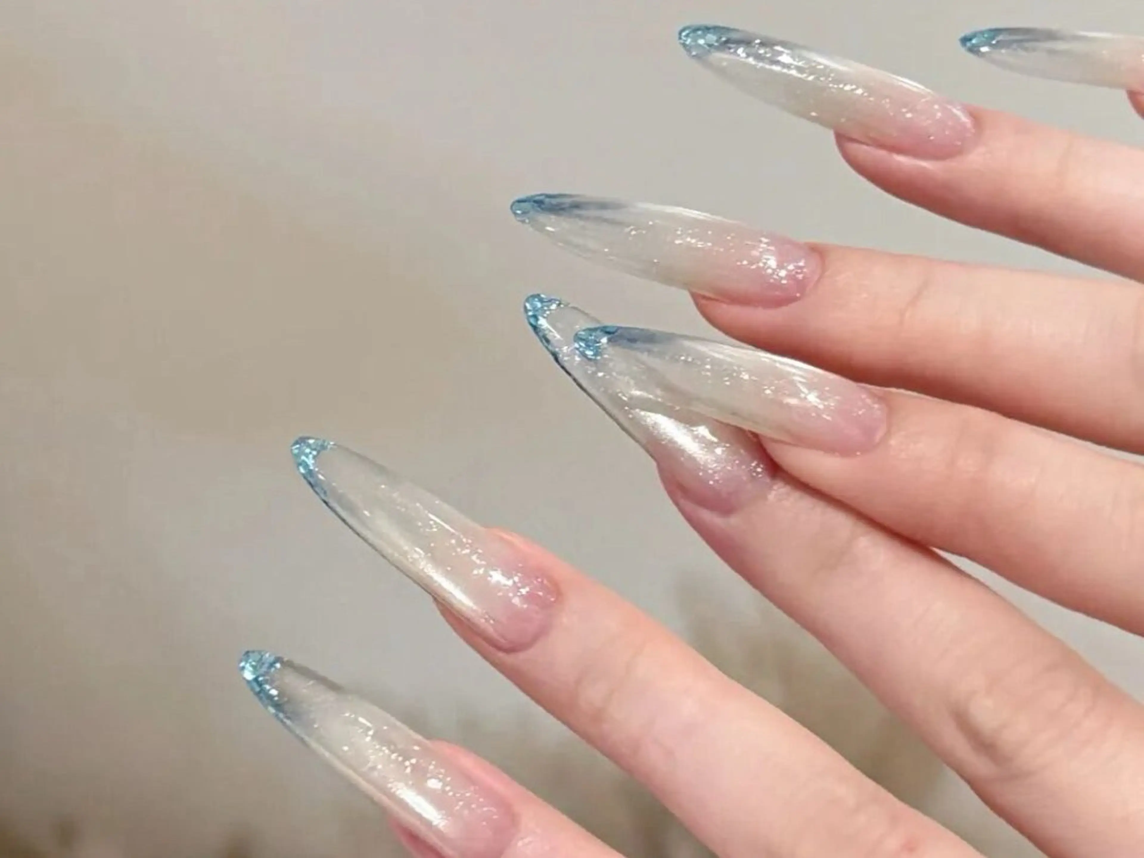 チップ長さだし&シンプルお持ち込みデザインの写真