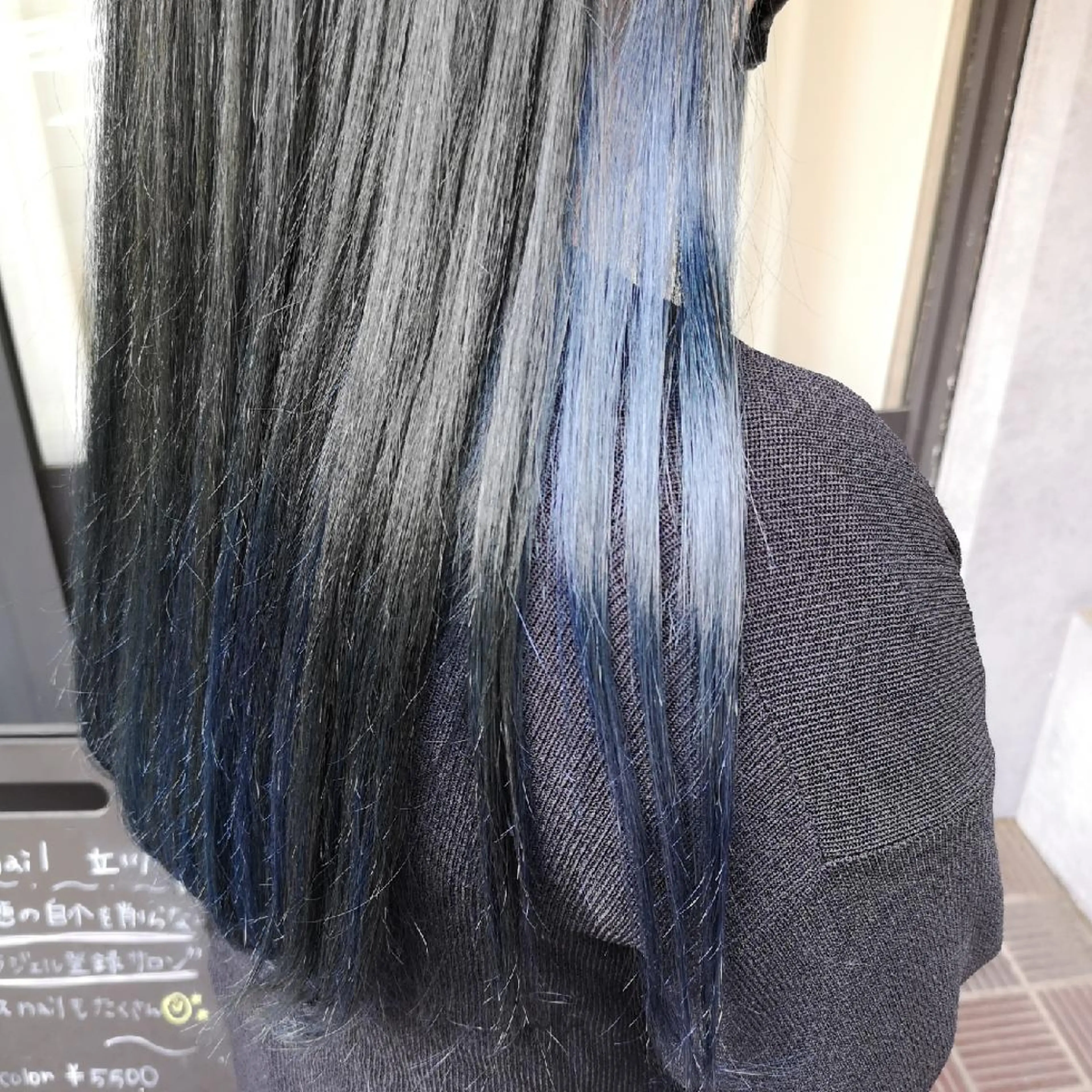 ロング カラー ブリーチ ブルーカラー ケアブリーチ イルミナカラー インナーカラー ✨艶髪✖癒し✨🍀 miyazawaのヘアスタイル