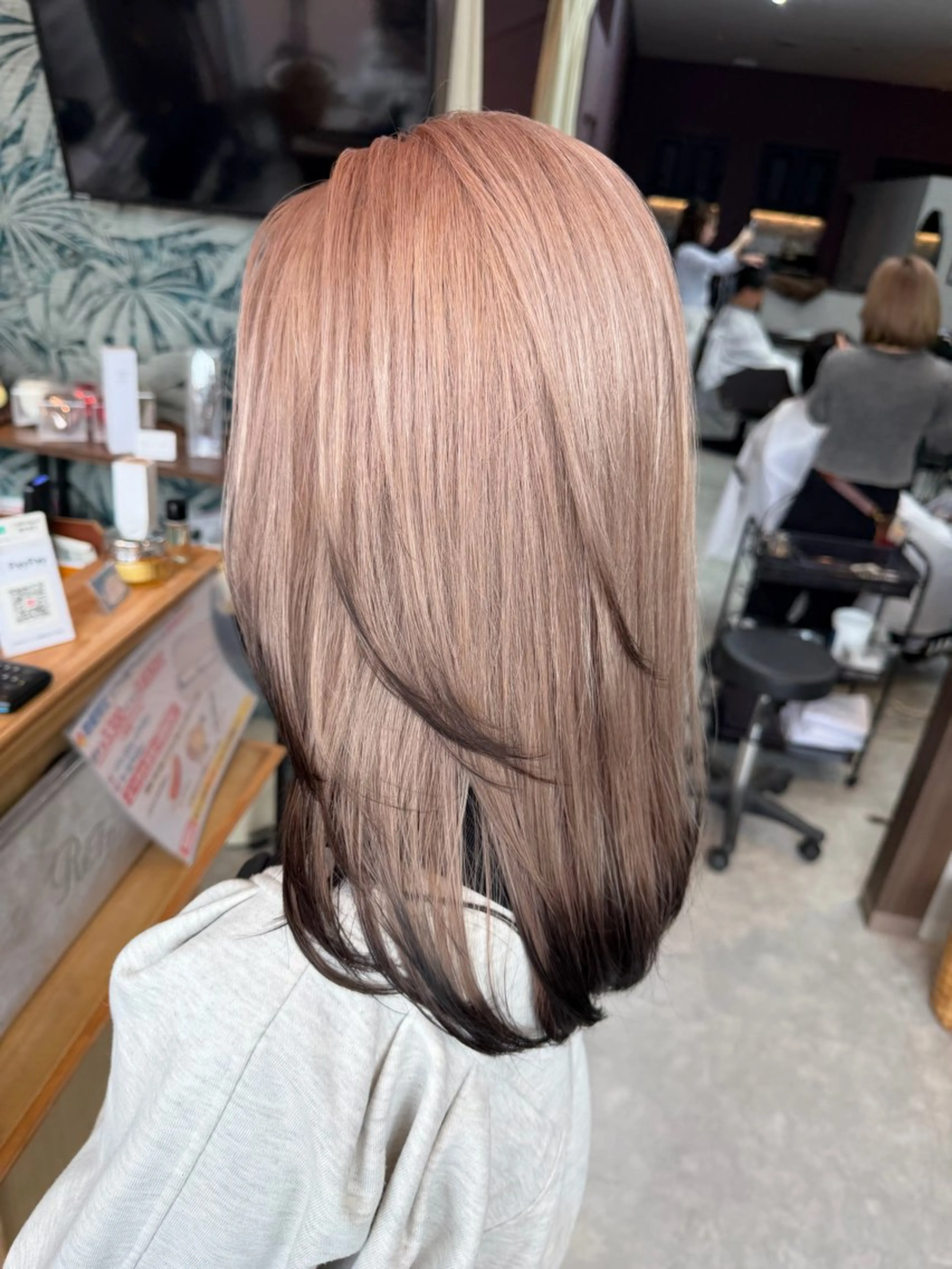 ロング カラー カット ヘアカラー トリートメント 吉田 剛のヘアスタイル