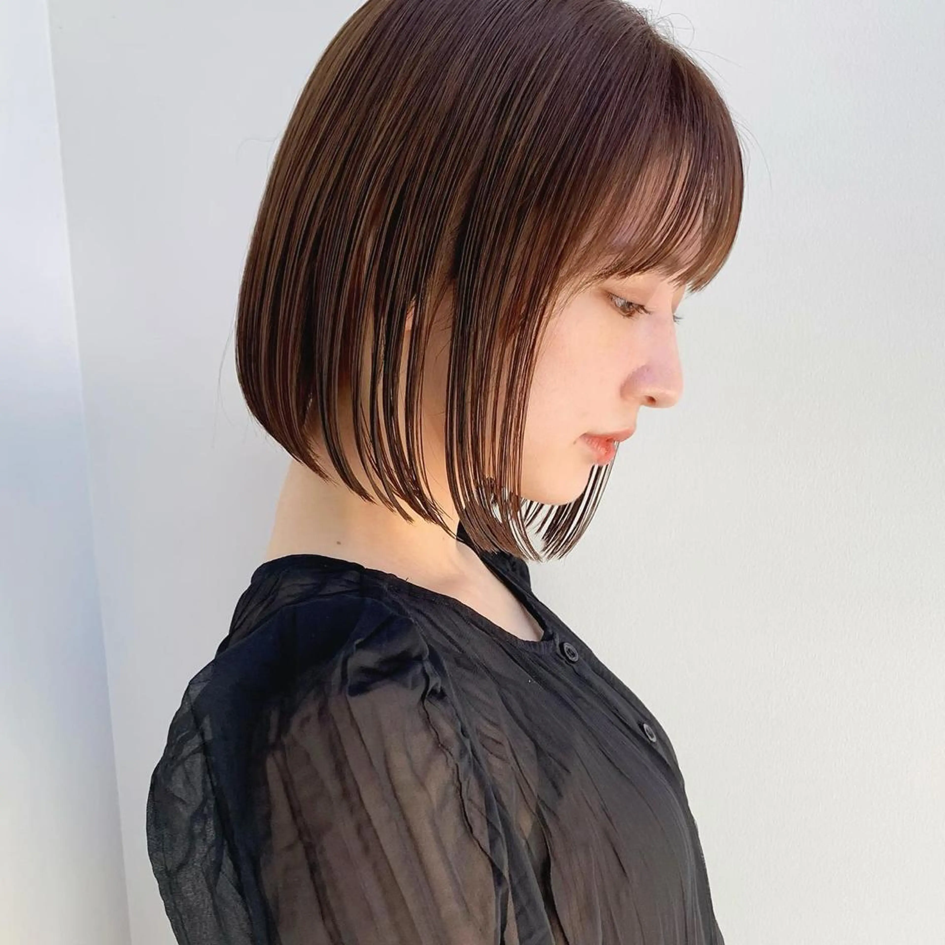 ショート カラー 🌱小顔ヘア/ボブ ミディアム/双葉🌱のヘアスタイル