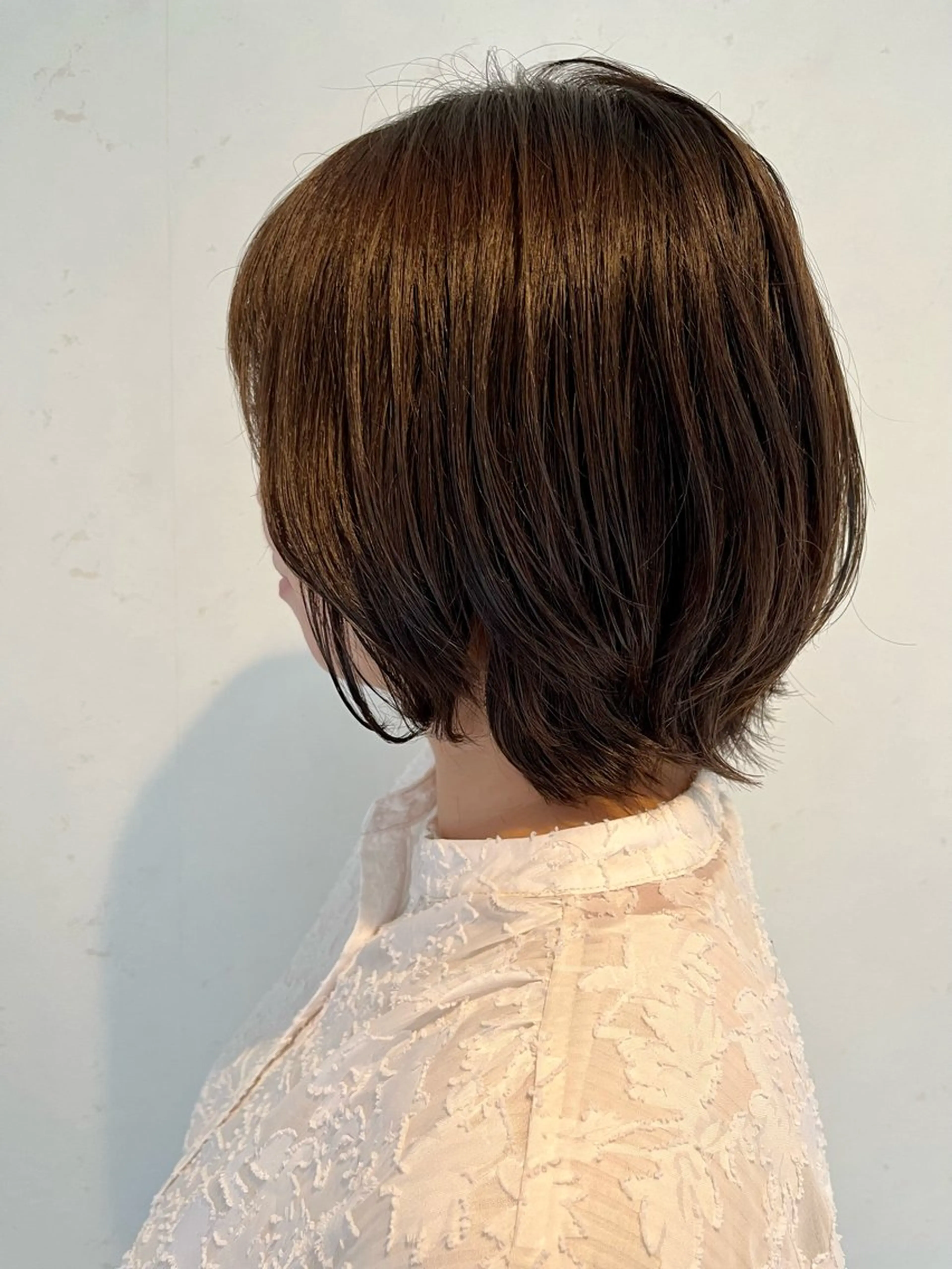 ミディアム カラー 伊藤 さやかのヘアスタイル