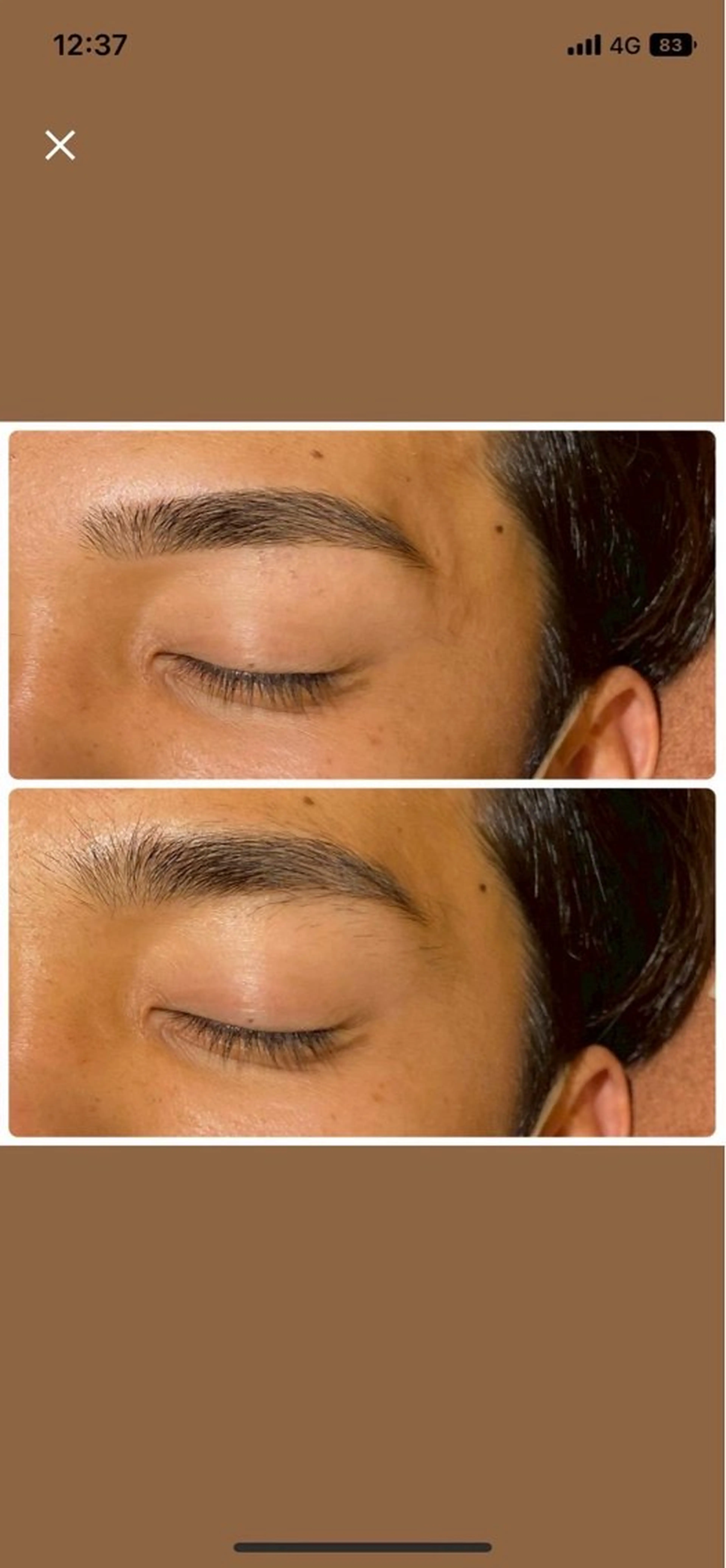 アイブロウ 漢眉毛/メンズパーマ /メッシュ/ヒロヤのヘアスタイル