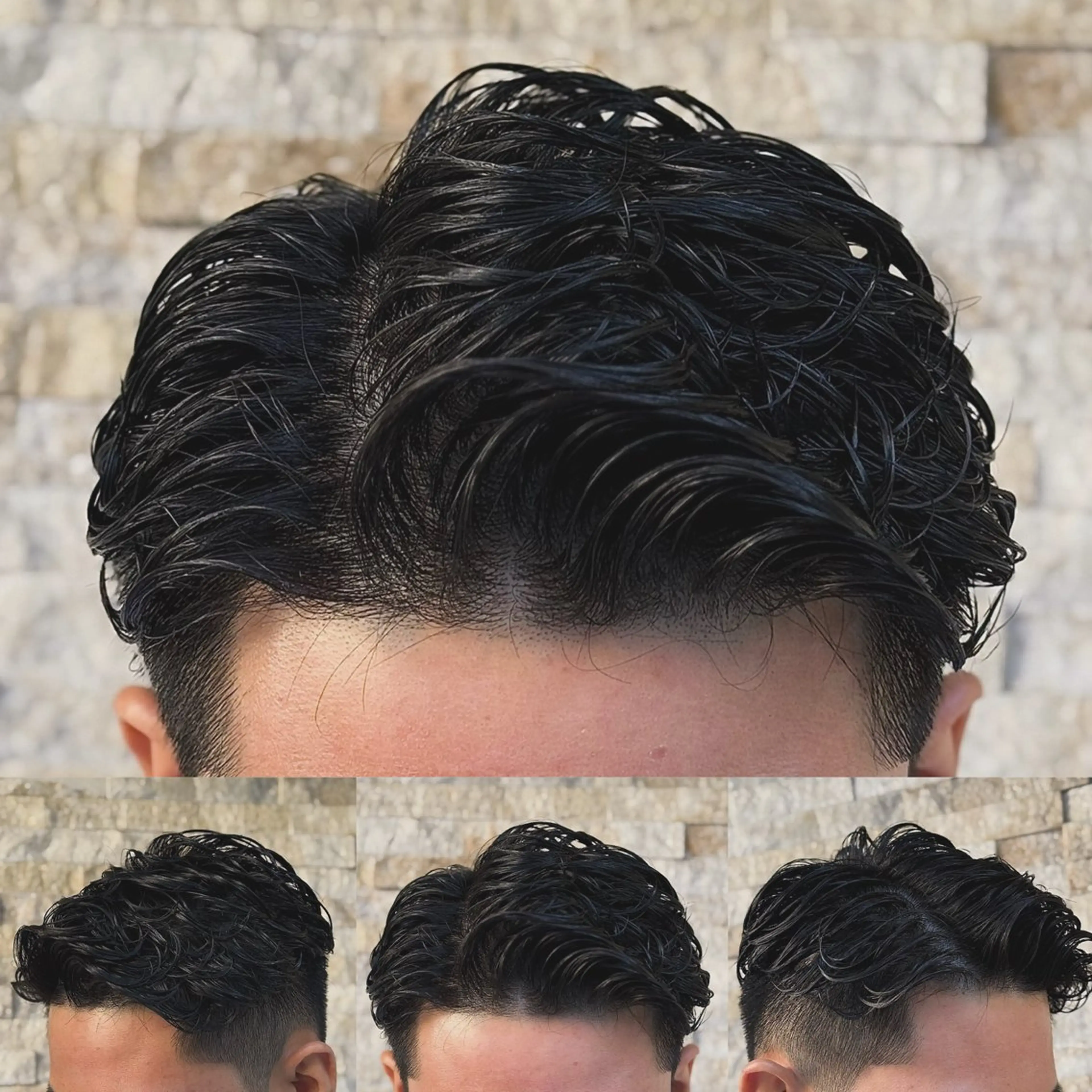 ショート カット パーマ 北川 竜也のヘアスタイル