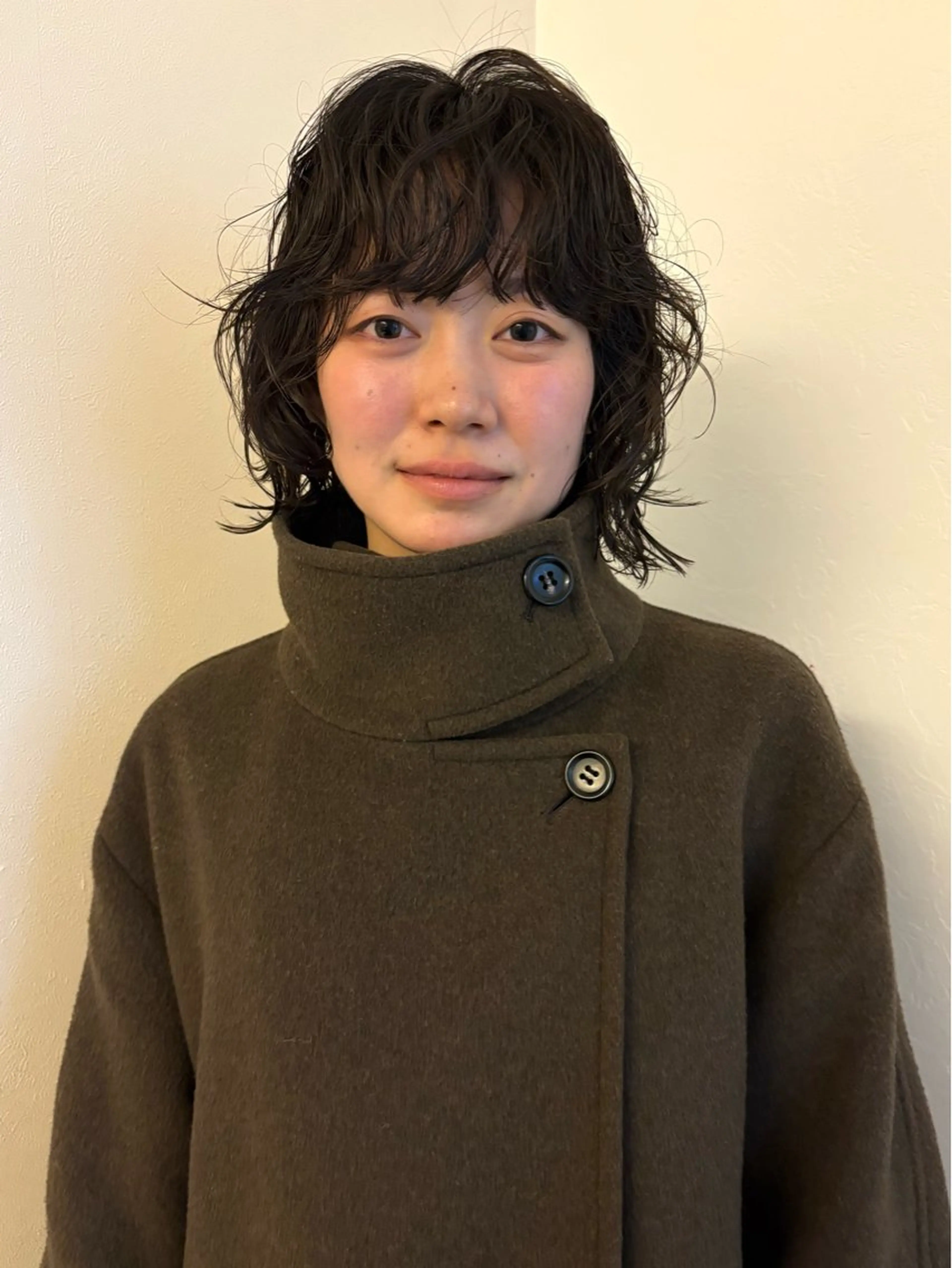 カット+シアカラー+炭酸シャンプー+2stepトリートメント　暖色/レイヤーカット/ボブカットの写真