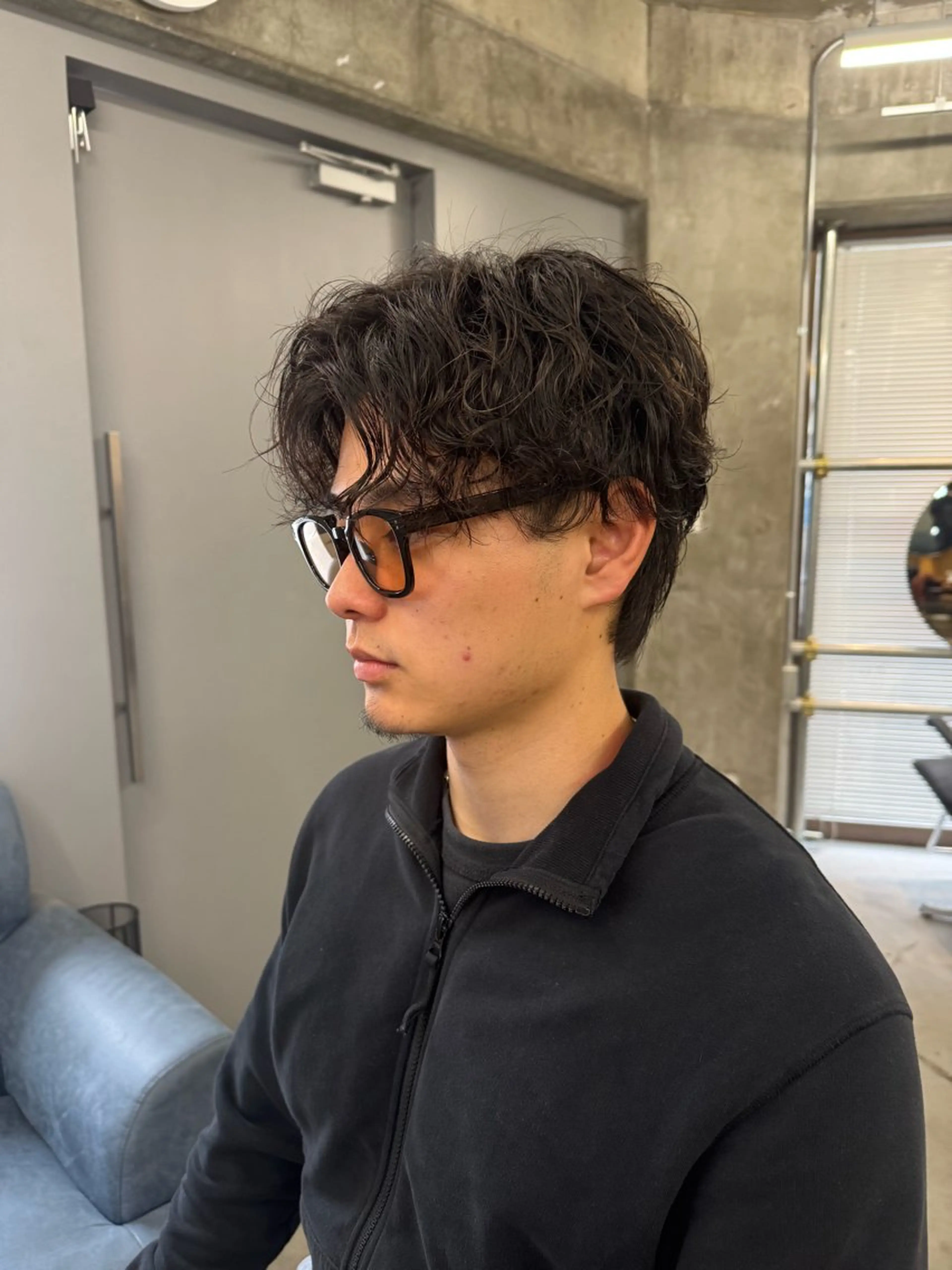 ショート パーマ メンズ カット パーマ pado by LAME所属・江坂/メンズカット メンズパーマ/山本翼のヘアスタイル