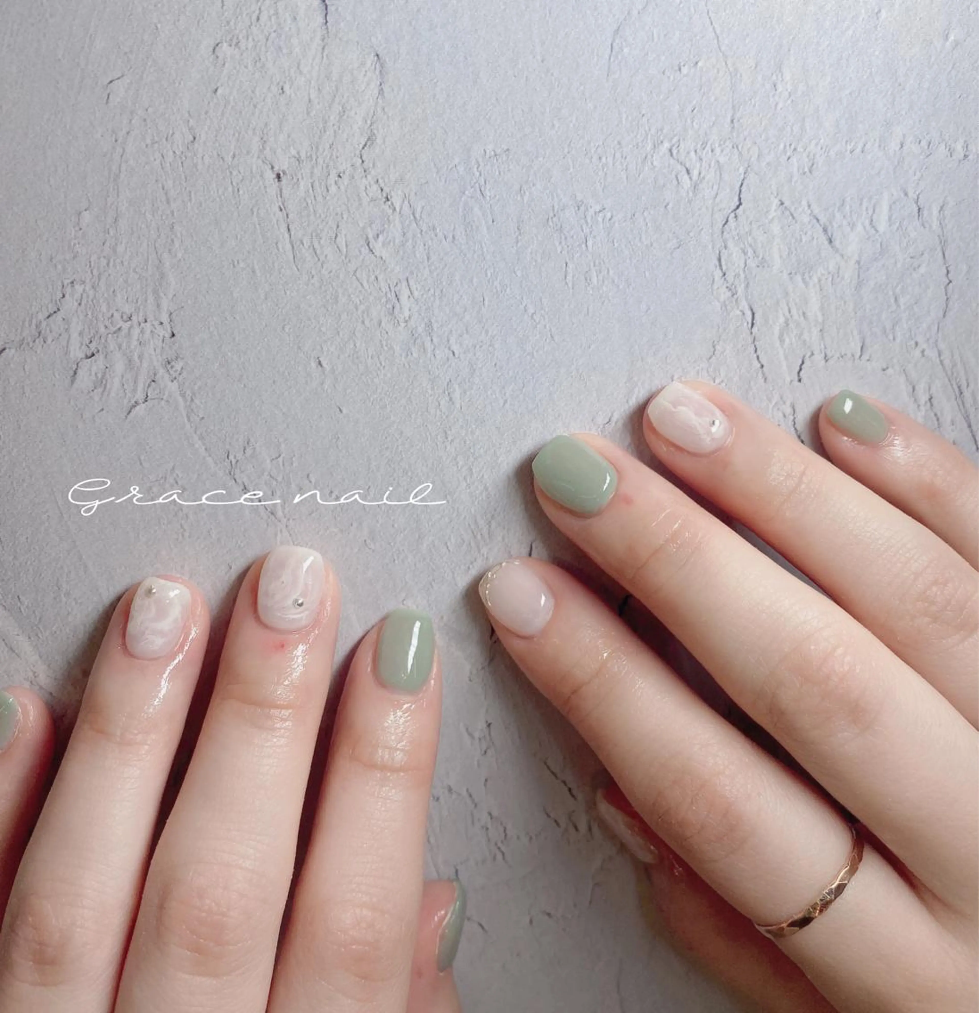 ネイル ハンドネイル ☆*｡Grace Nail｡*☆のネイルデザイン