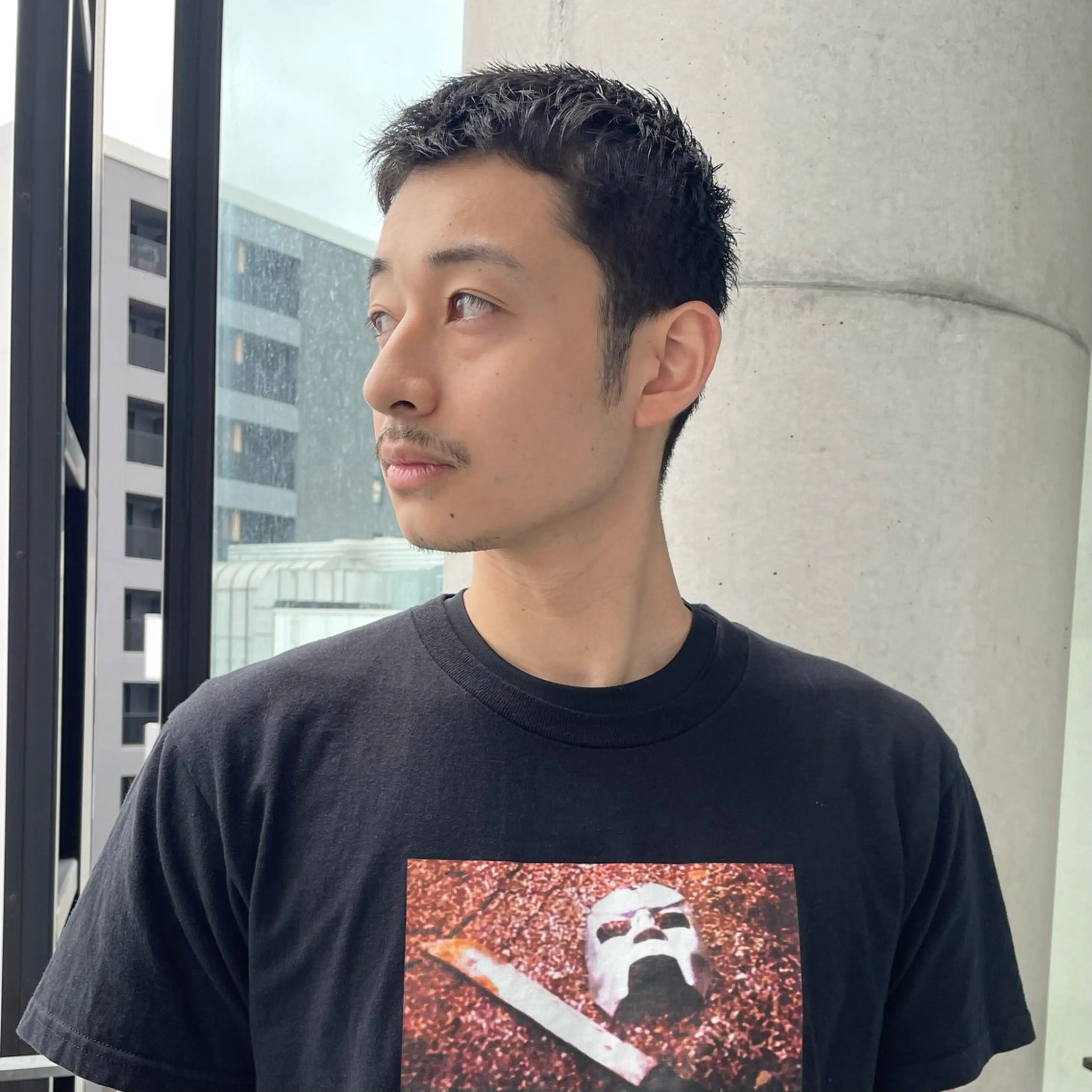 ショート メンズ ボウズ カット ⚾️横浜メンズカット 阿部龍馬🍺🍔のヘアスタイル