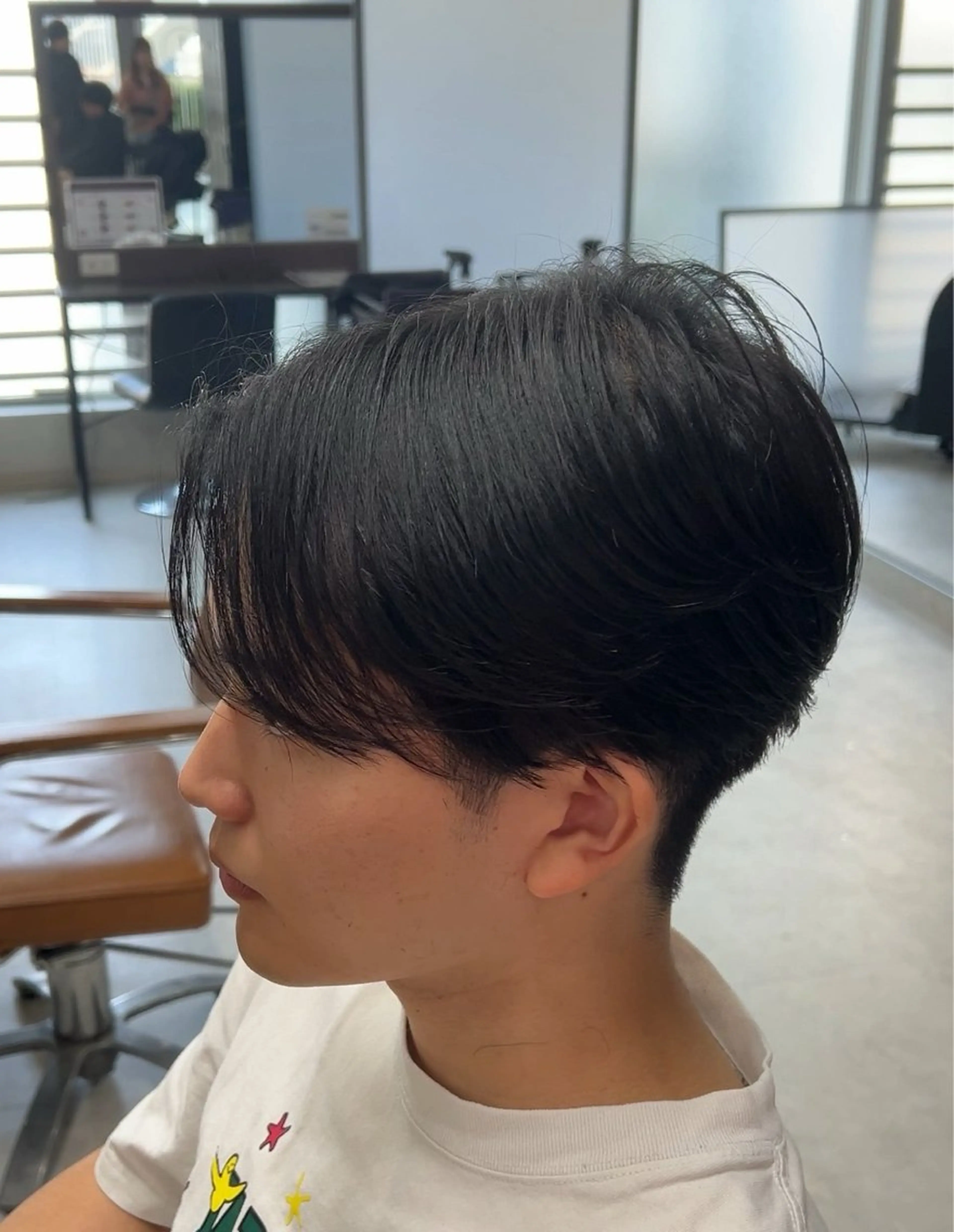 メンズ カット 縮毛矯正 フェザーの鬼 🇰🇷yutoのヘアスタイル