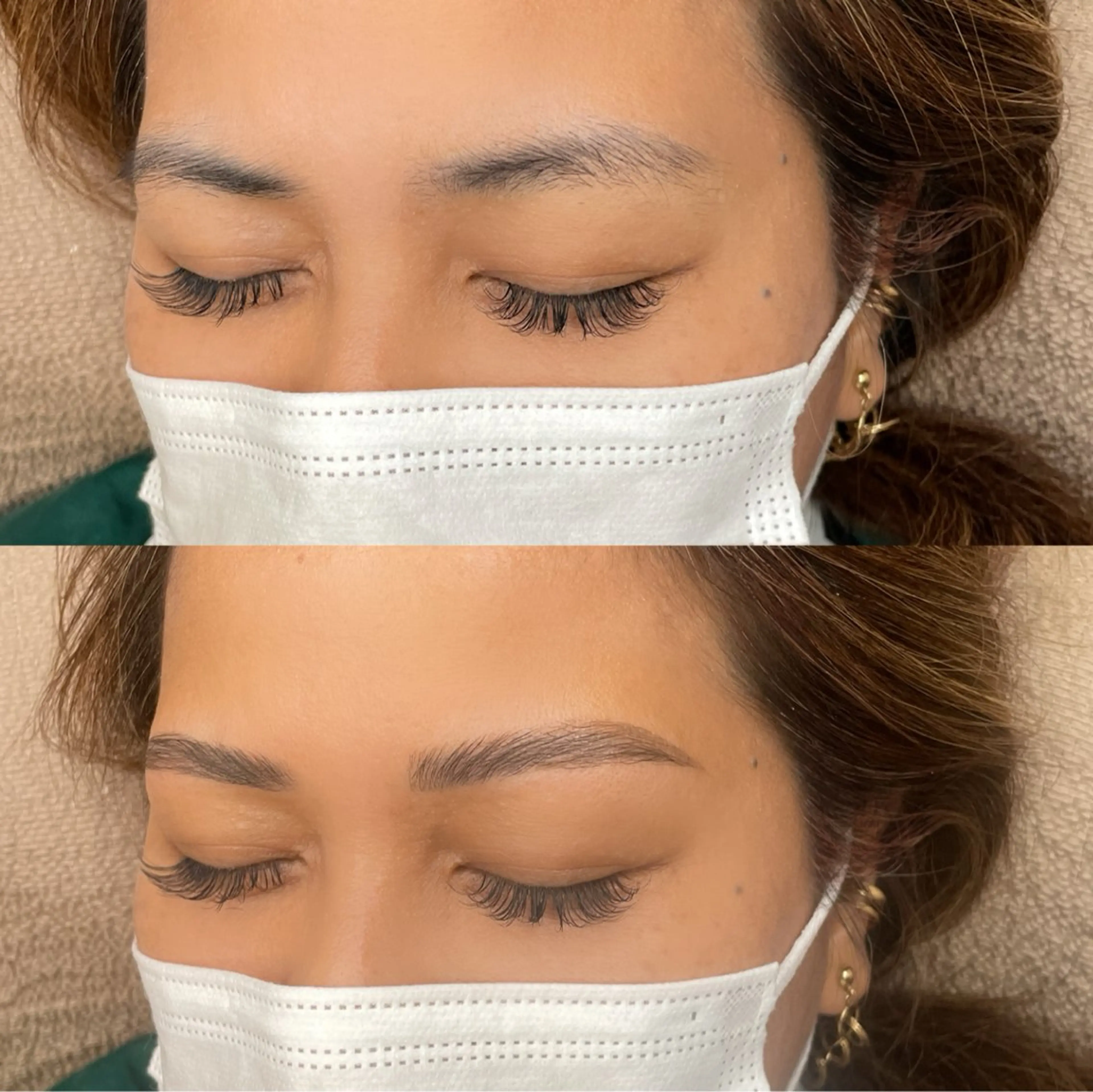 アイブロウ 韓国風まつげ 🍒Rye🍒のマツエク・マツパデザイン