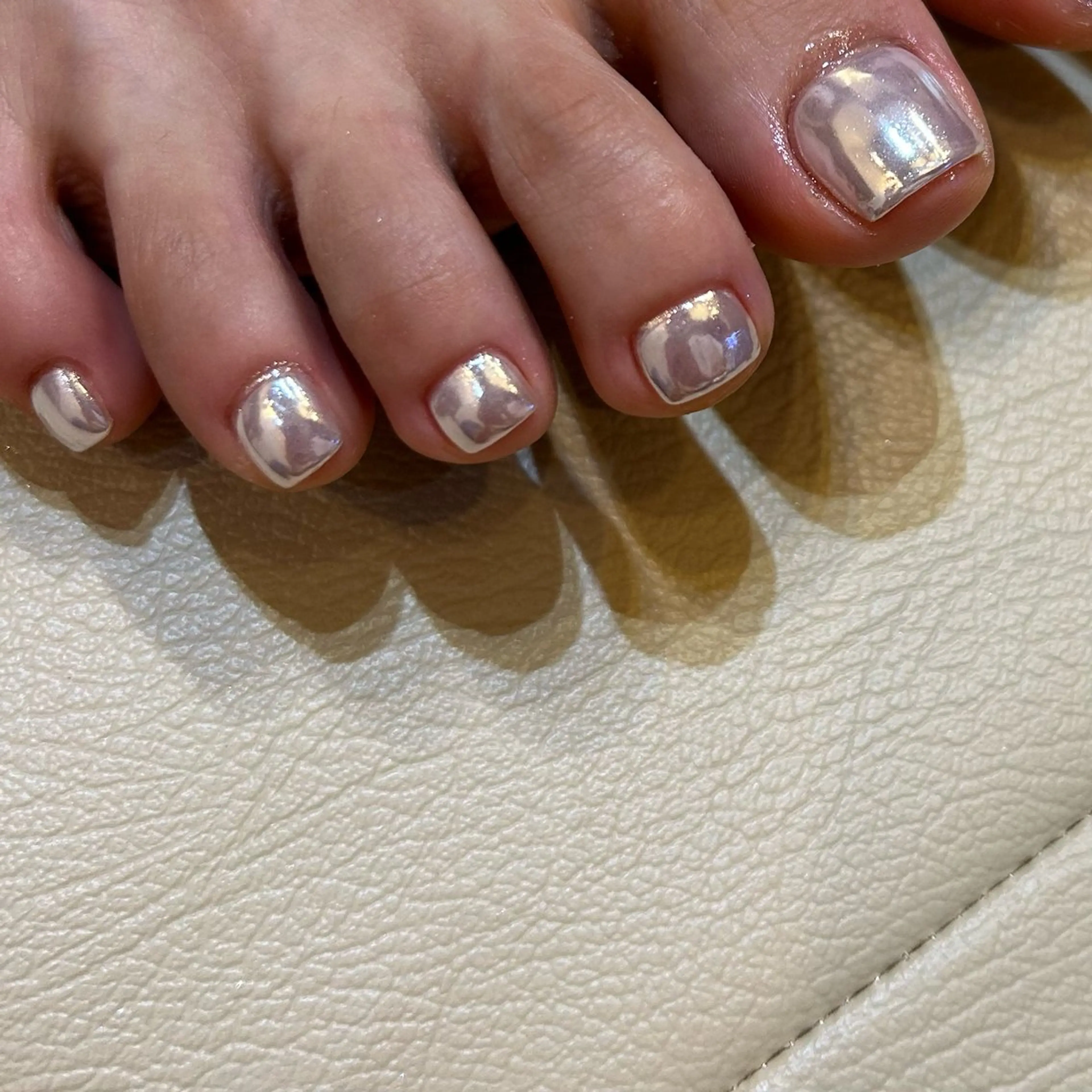 ネイル ミラーネイル ワンカラーネイル Yumi 広尾→銀座のネイルデザイン