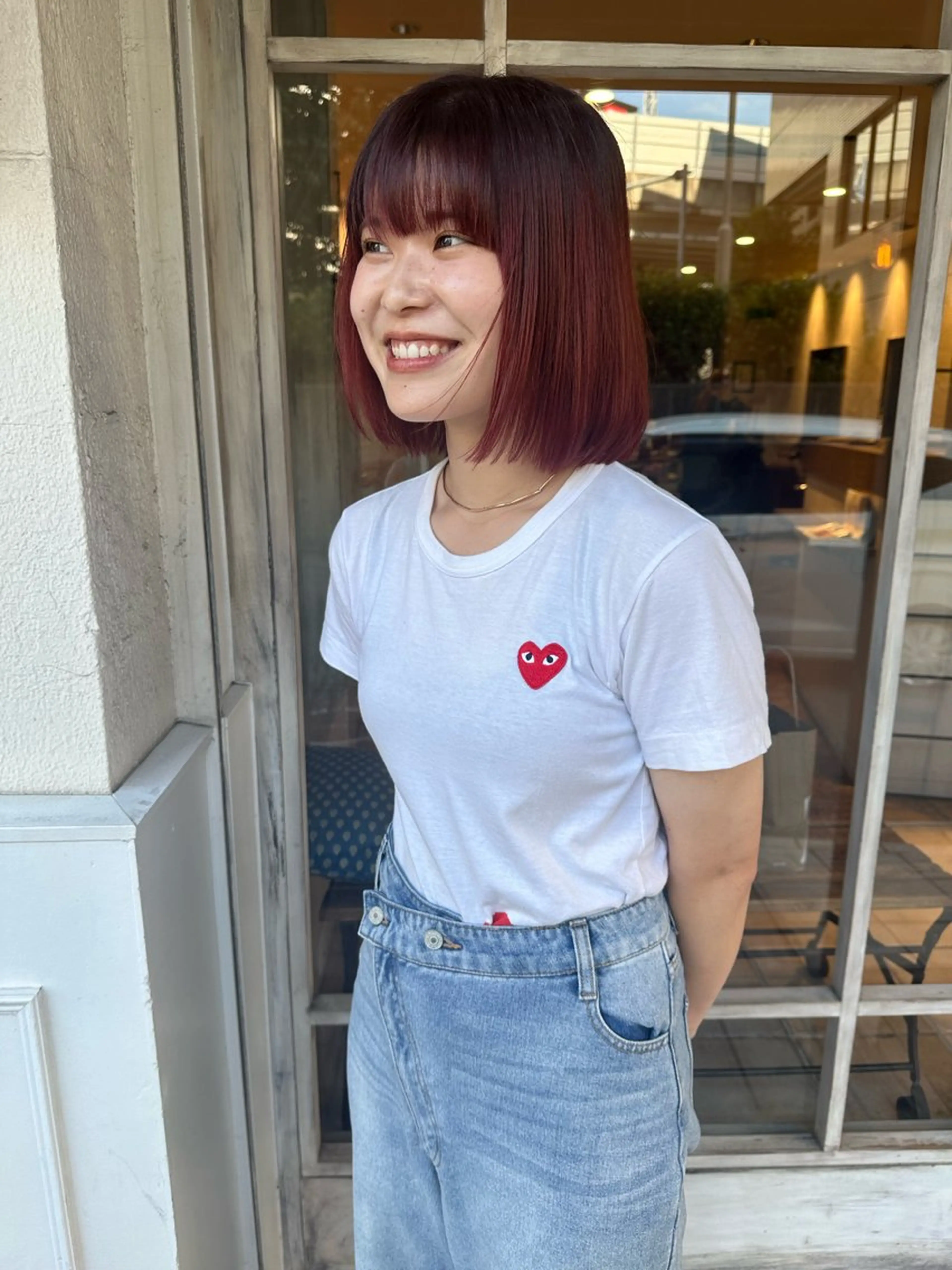 ショート カラー ブリーチ ブリーチなしカラー Manaka🟤 今泉　Musiiikのヘアスタイル