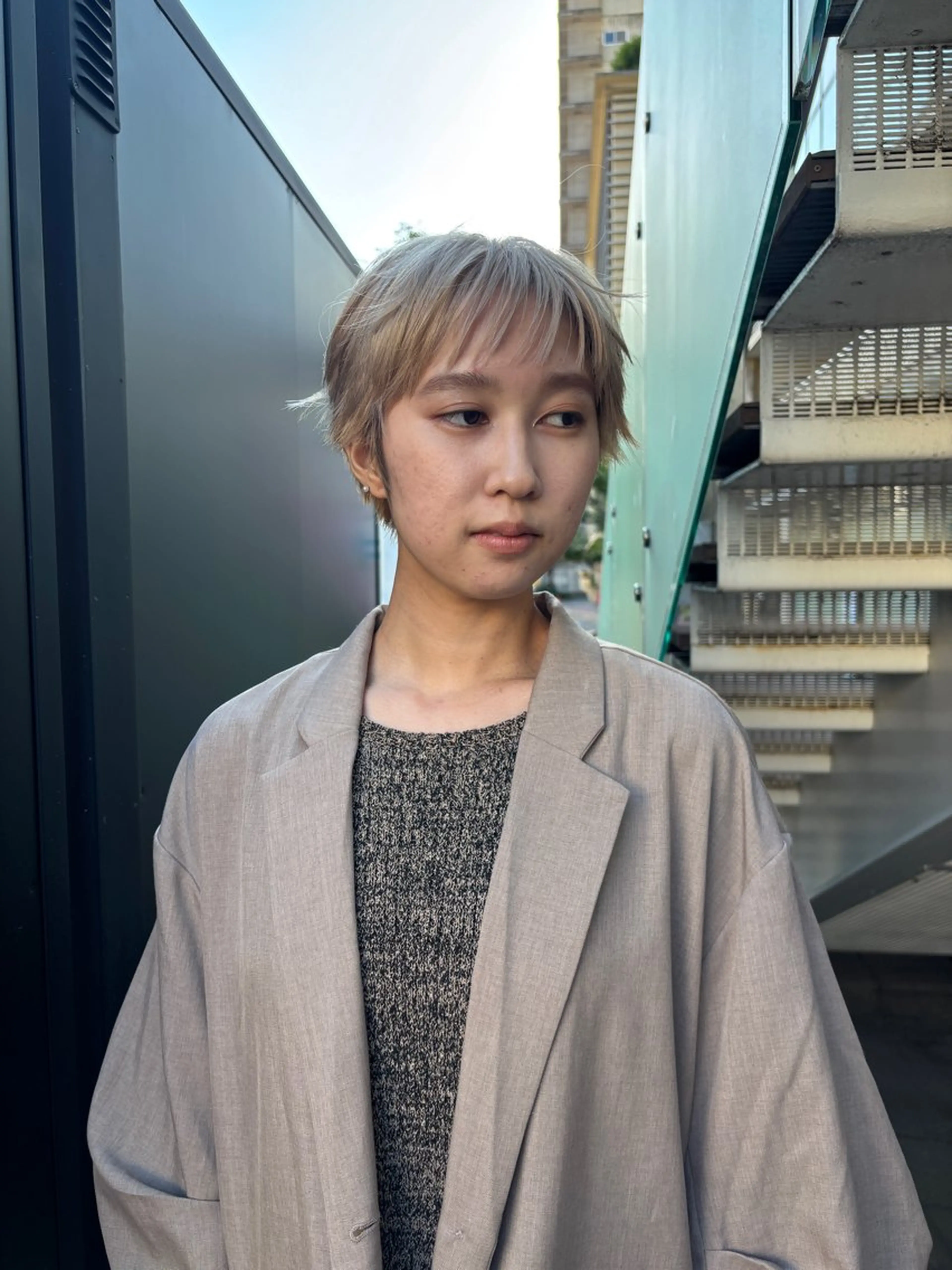 ショート saya/似合わせ /透明感カラーのヘアスタイル