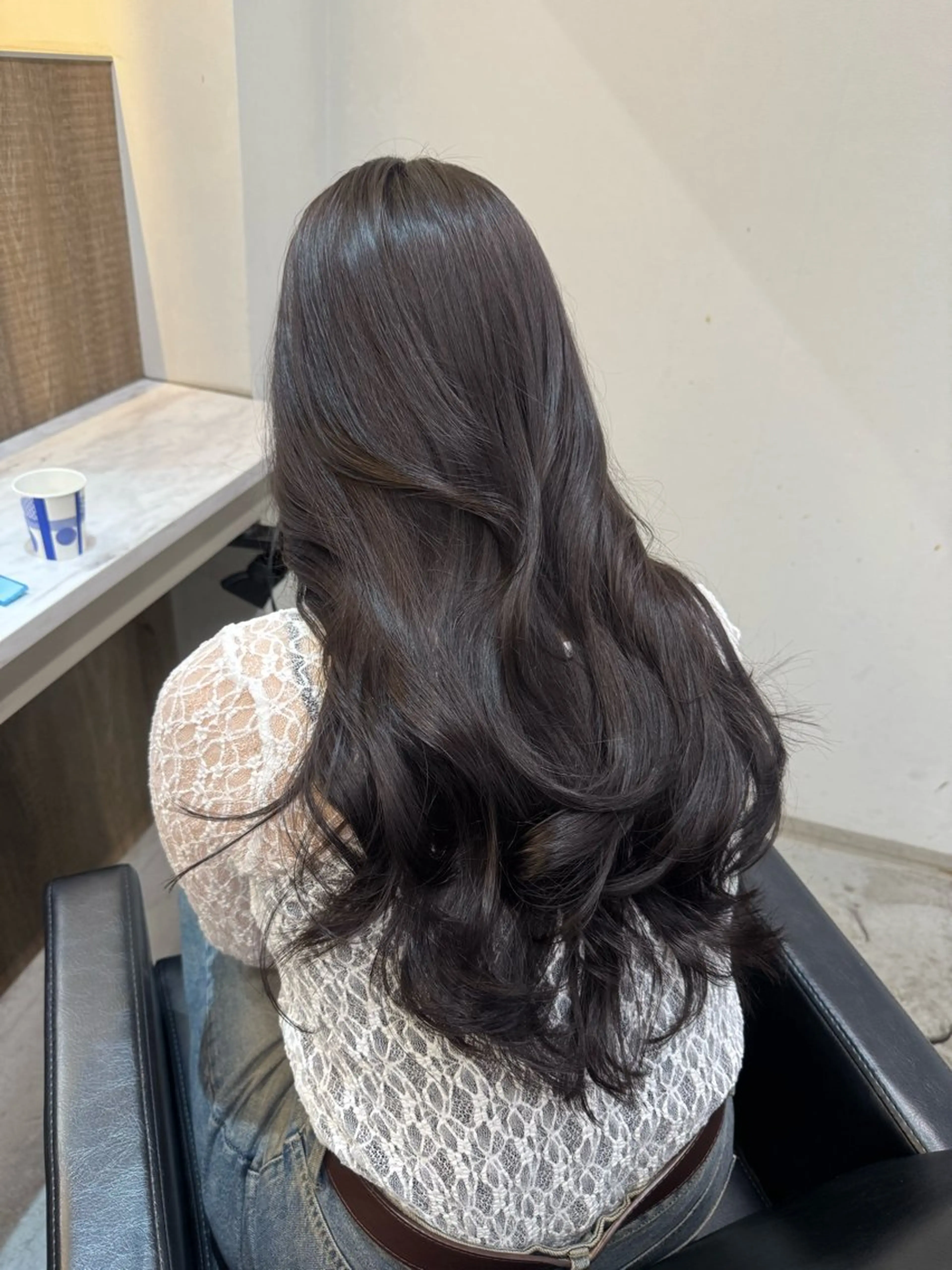 ロング カラー 韓国ヘア🇰🇷 YUKINAのヘアスタイル