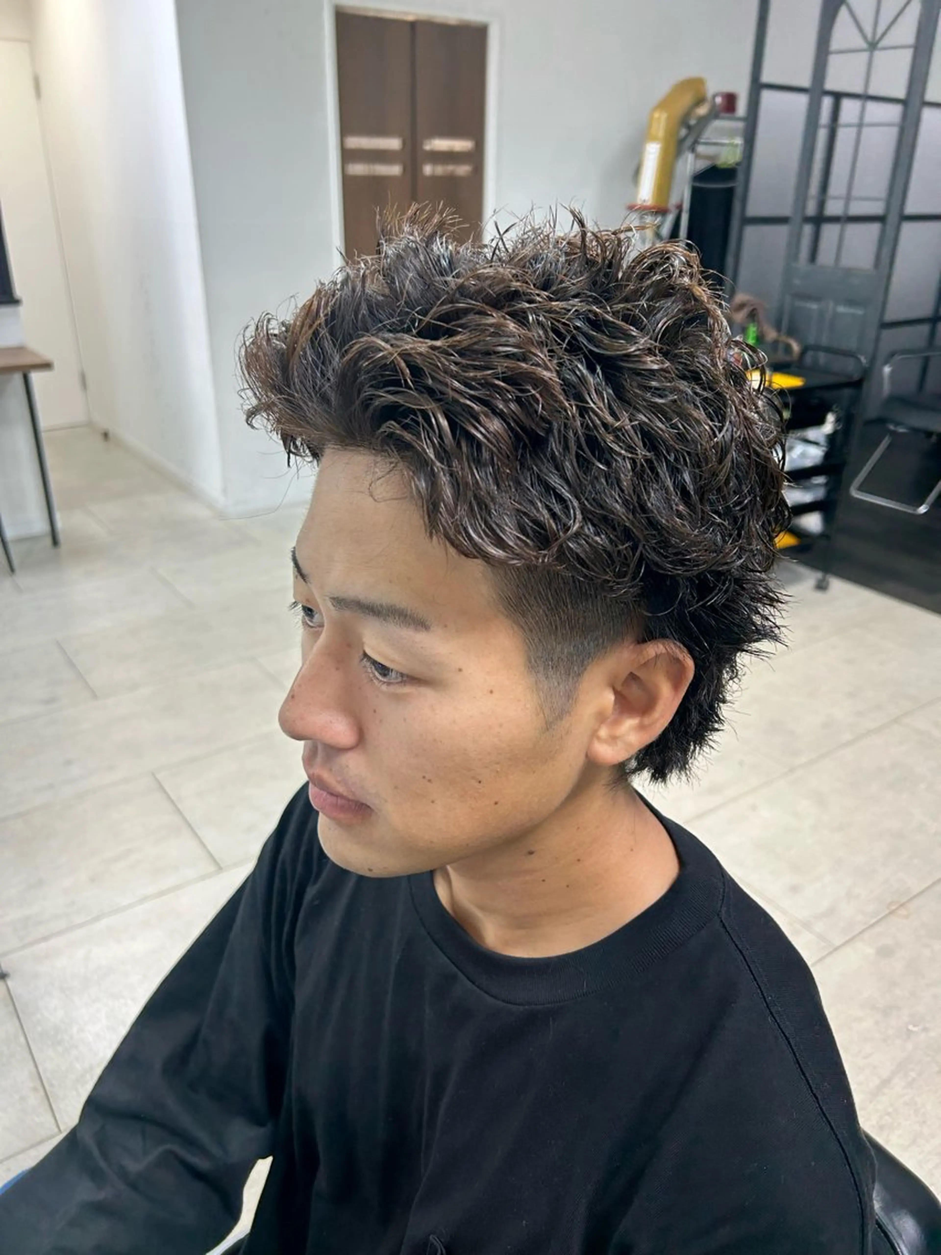 ショート パーマ メンズ メンズパーマ スパイキーショート ショートヘア カット パーマ メンズパーマの達人 / タカシマダイスケのヘアスタイル