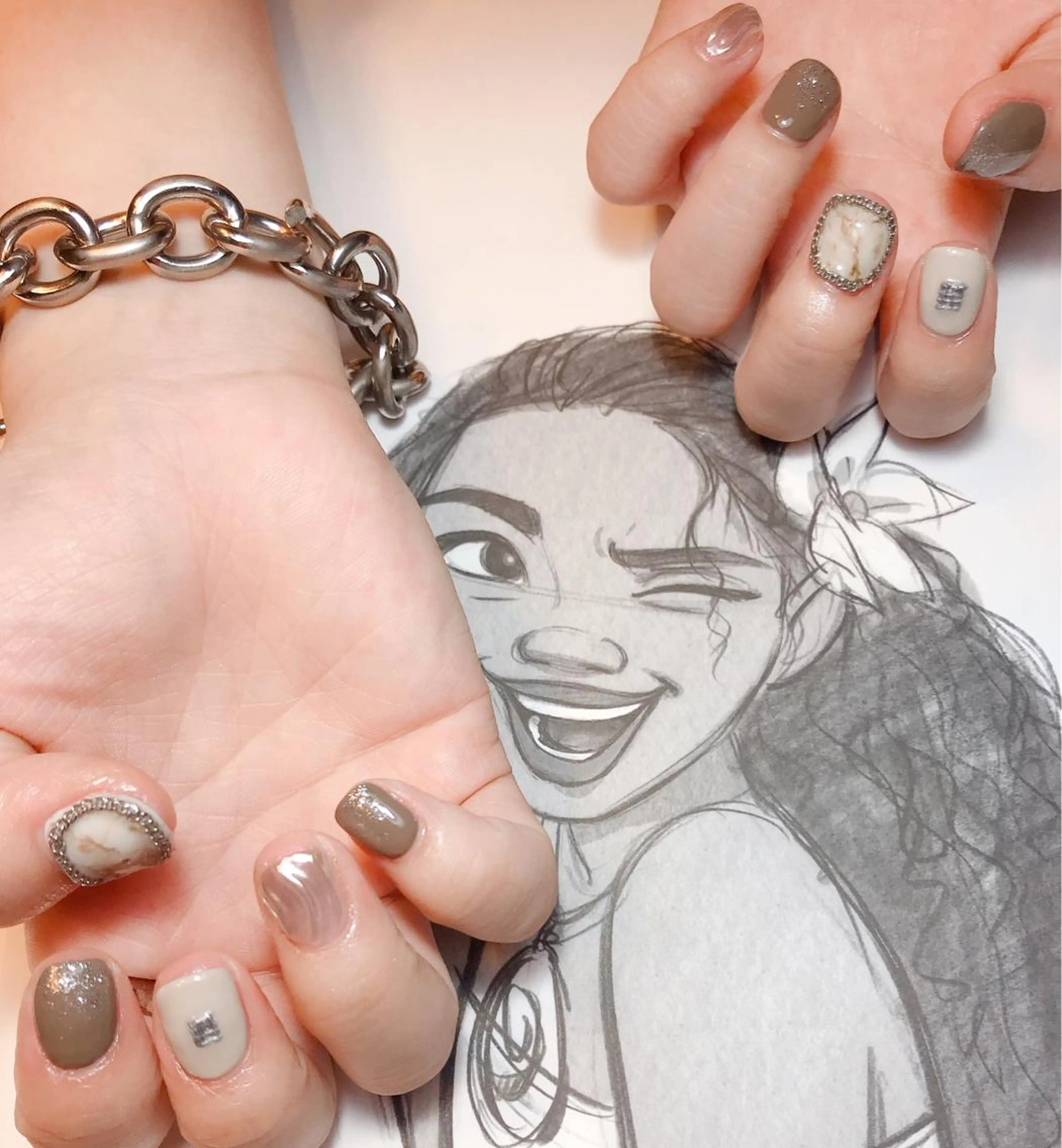 ネイル ニュアンスネイル owlnail /持込みデザイン専門のネイルデザイン