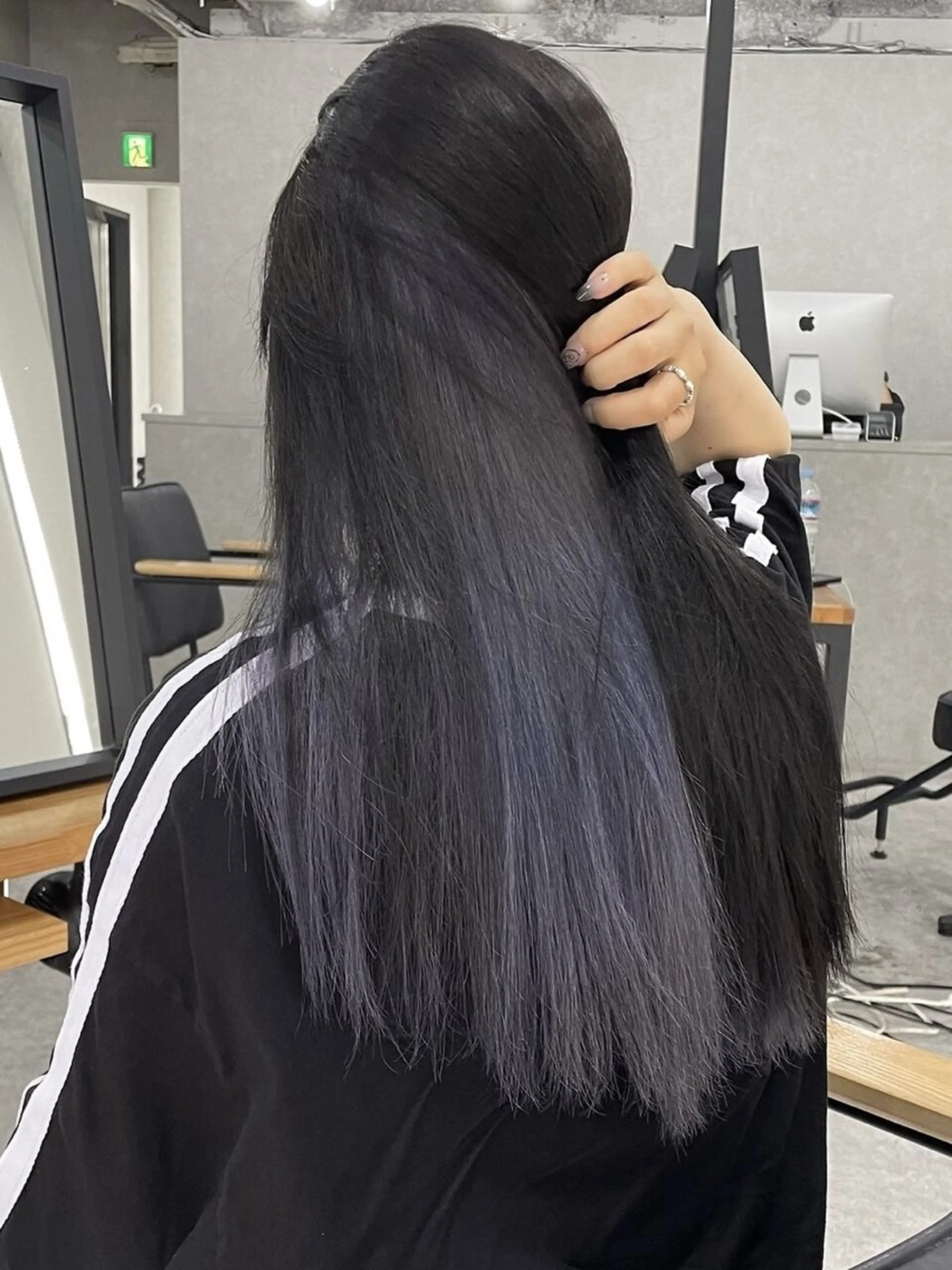 ロング カラー ブリーチ ケアブリーチ ケアカラー 透明感カラー ダブルカラー ｉｌｉ 大阪のヘアスタイル