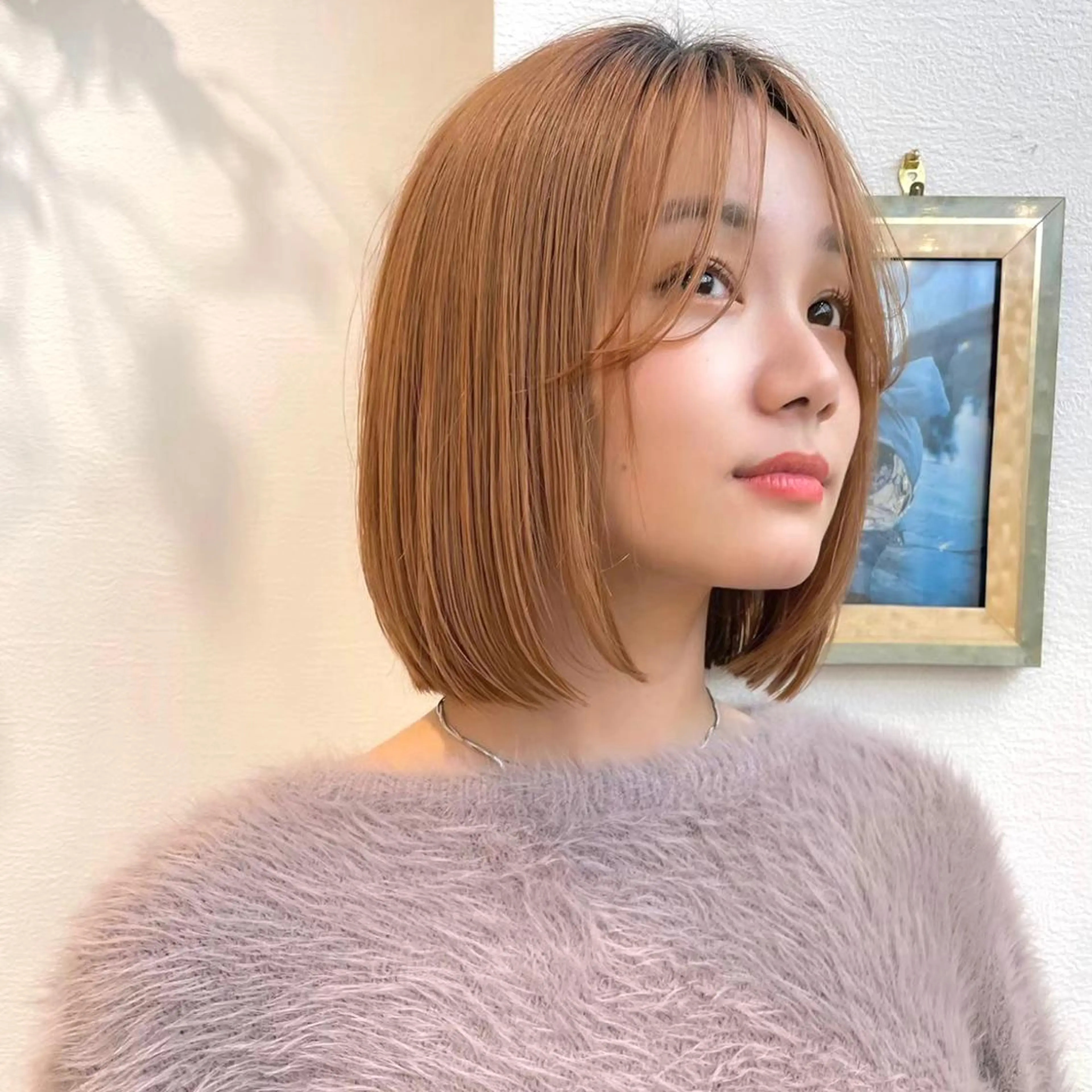 ミディアム ボブ 似合わせカット 外ハネヘア ボブ/くびれボブ/ 髪質改善/Ru-kaのヘアスタイル