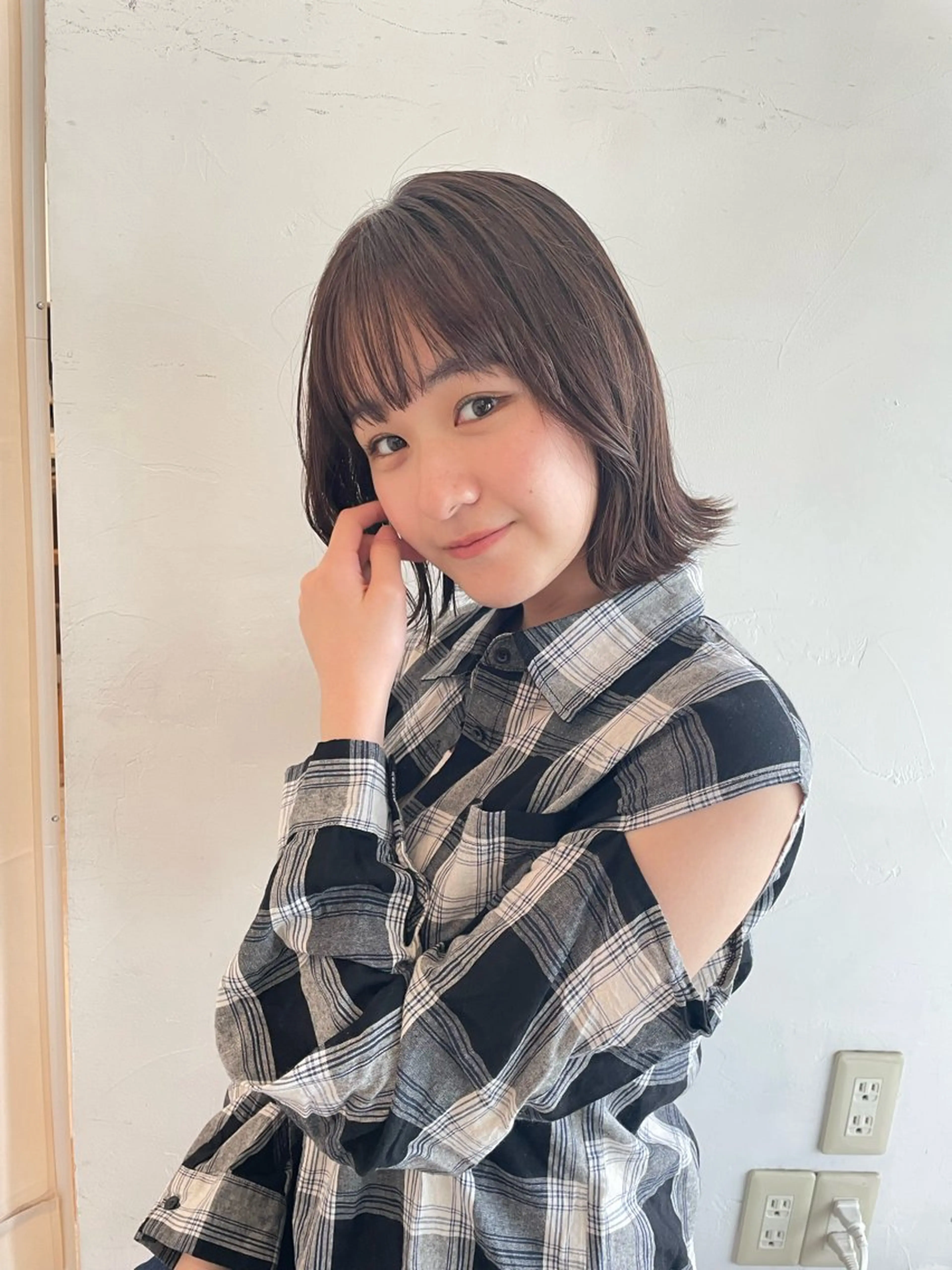 ミディアム stair : case 武蔵小杉店所属・米澤 由衣のヘアスタイル