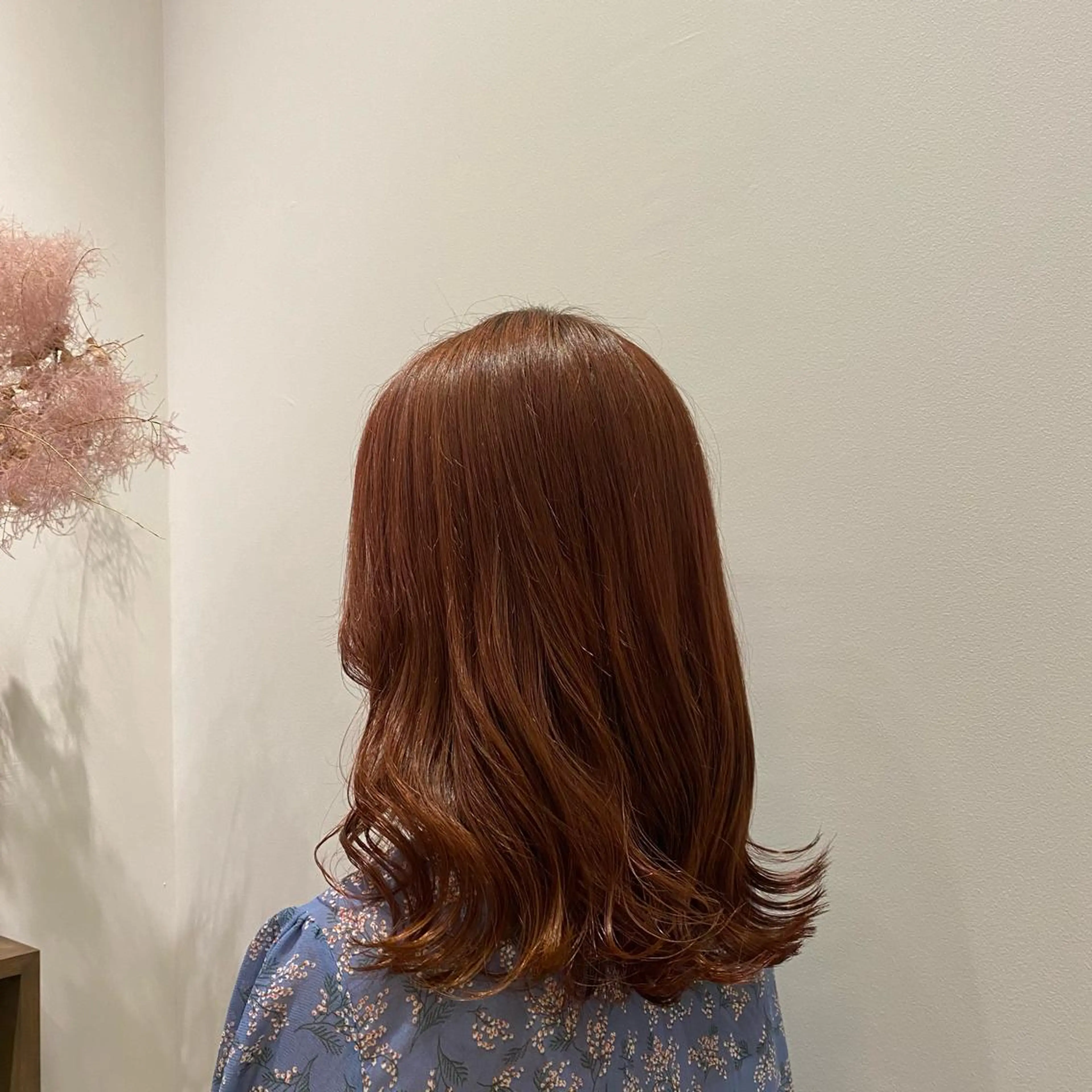 ミディアム カラー オレンジ 韓国風ヘア カット ヘアカラー トリートメント 和歌山韓国ヘア🌙 MOEのヘアスタイル