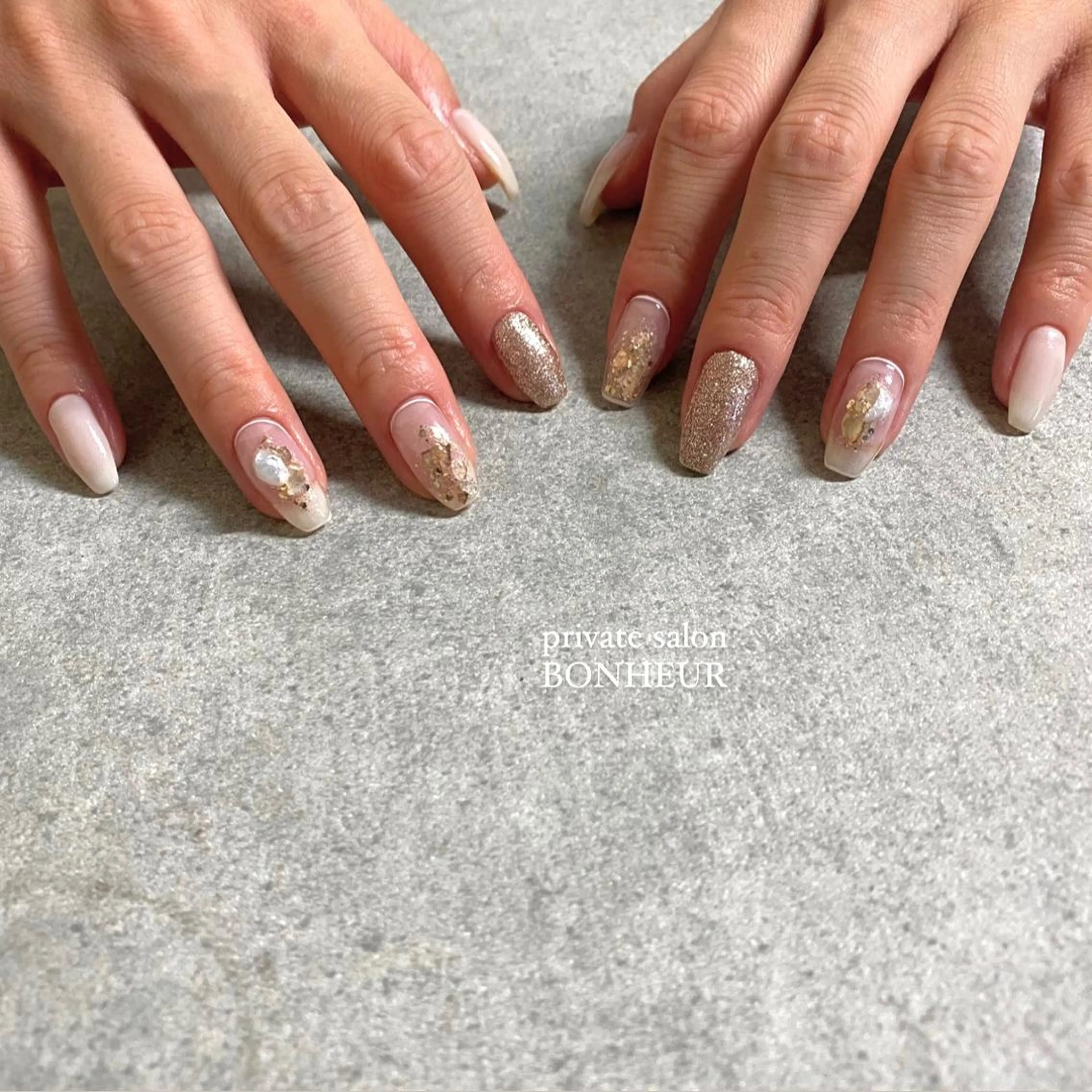 ネイル ハンドネイル BONHEUR Annaのネイルデザイン