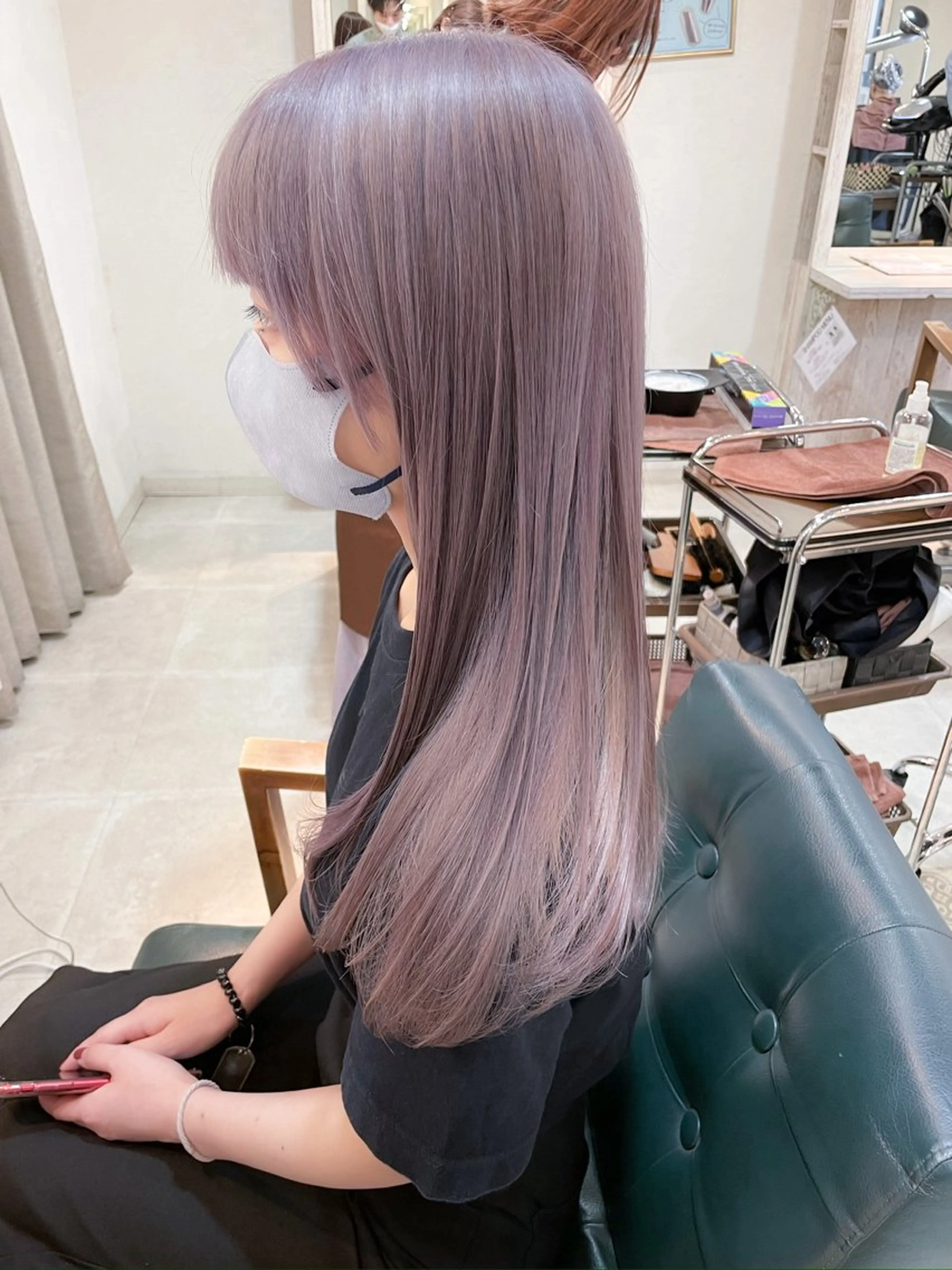 ロング 古川 流久のヘアスタイル