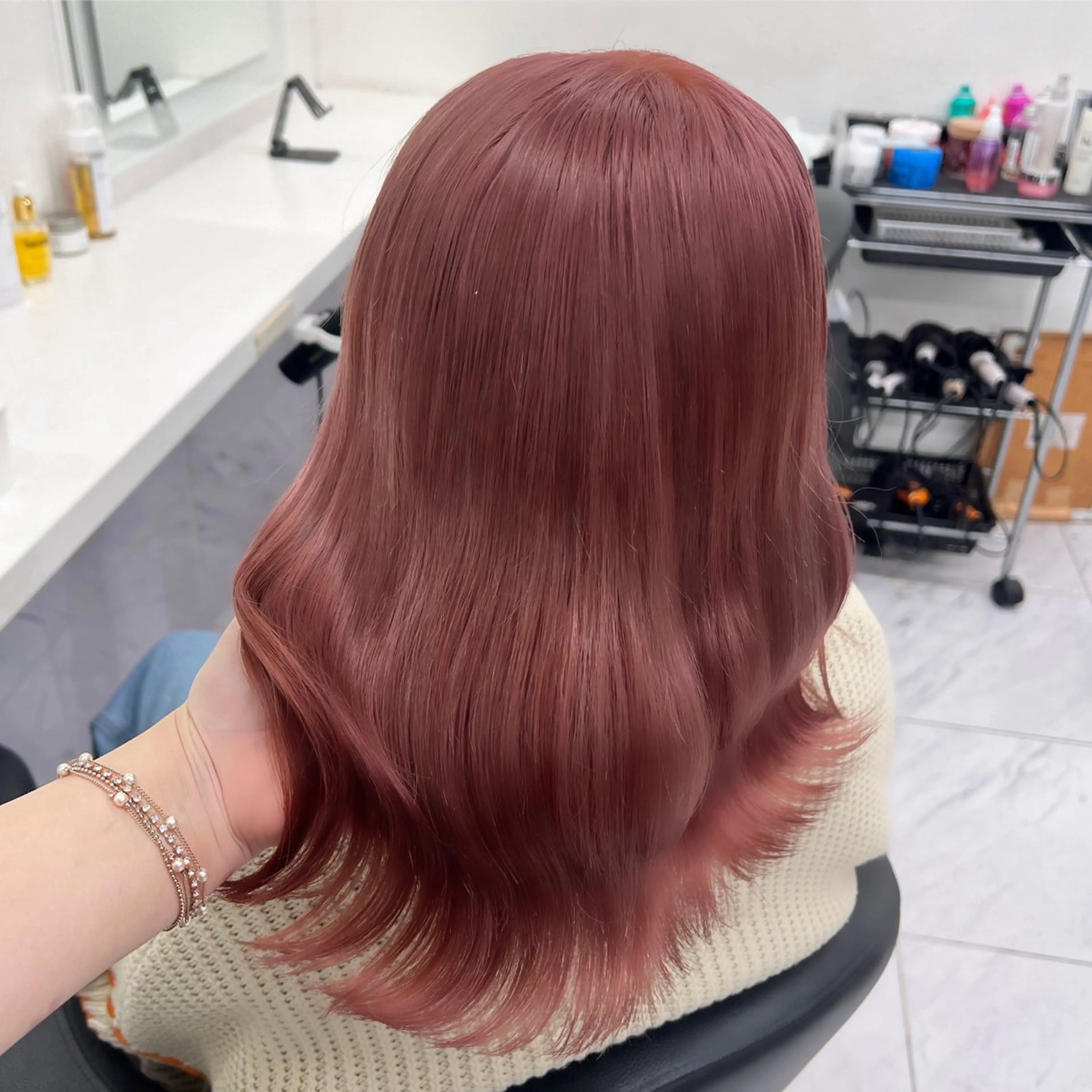 ミディアム カラー 💖札幌カラー 指名No.1💖玲奈のヘアスタイル