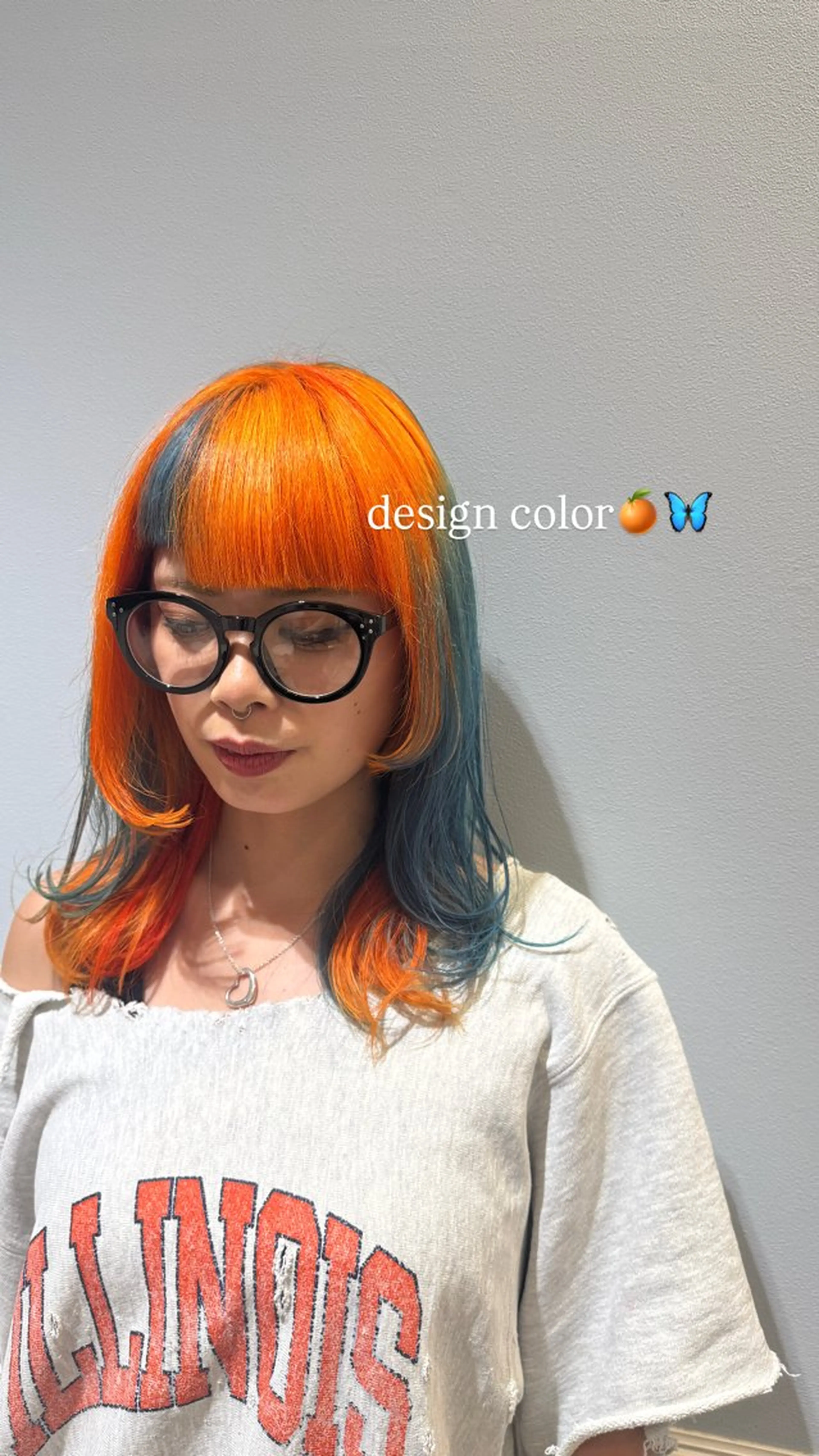 ロング カラー レイヤーカット /𝓡𝓲𝓷🍎のヘアスタイル