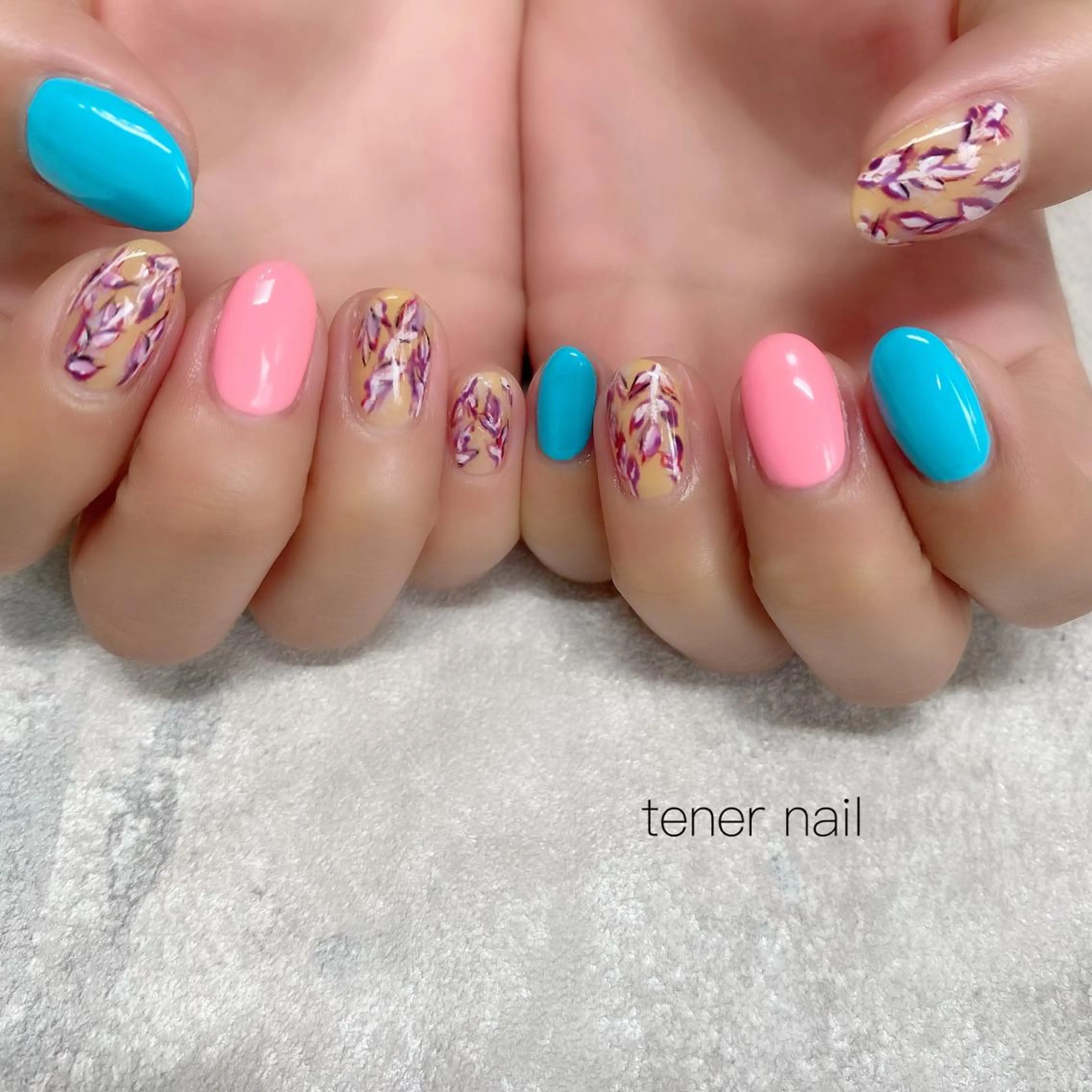 ネイル 夏ネイル テネルネイル tener nailのネイルデザイン
