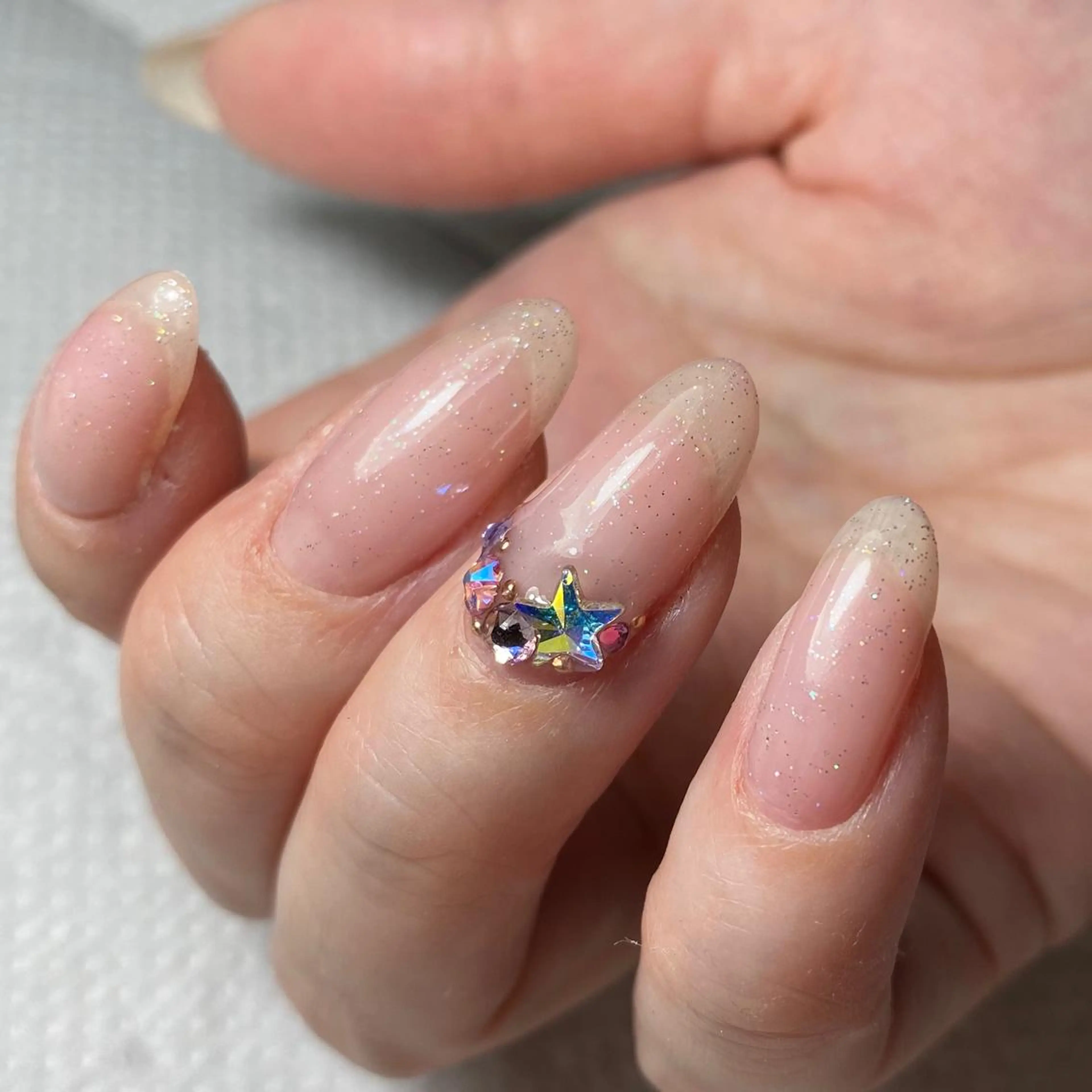 ネイル アートネイル クリアネイル Nail salon アトリエジョワ　金山のネイルデザイン