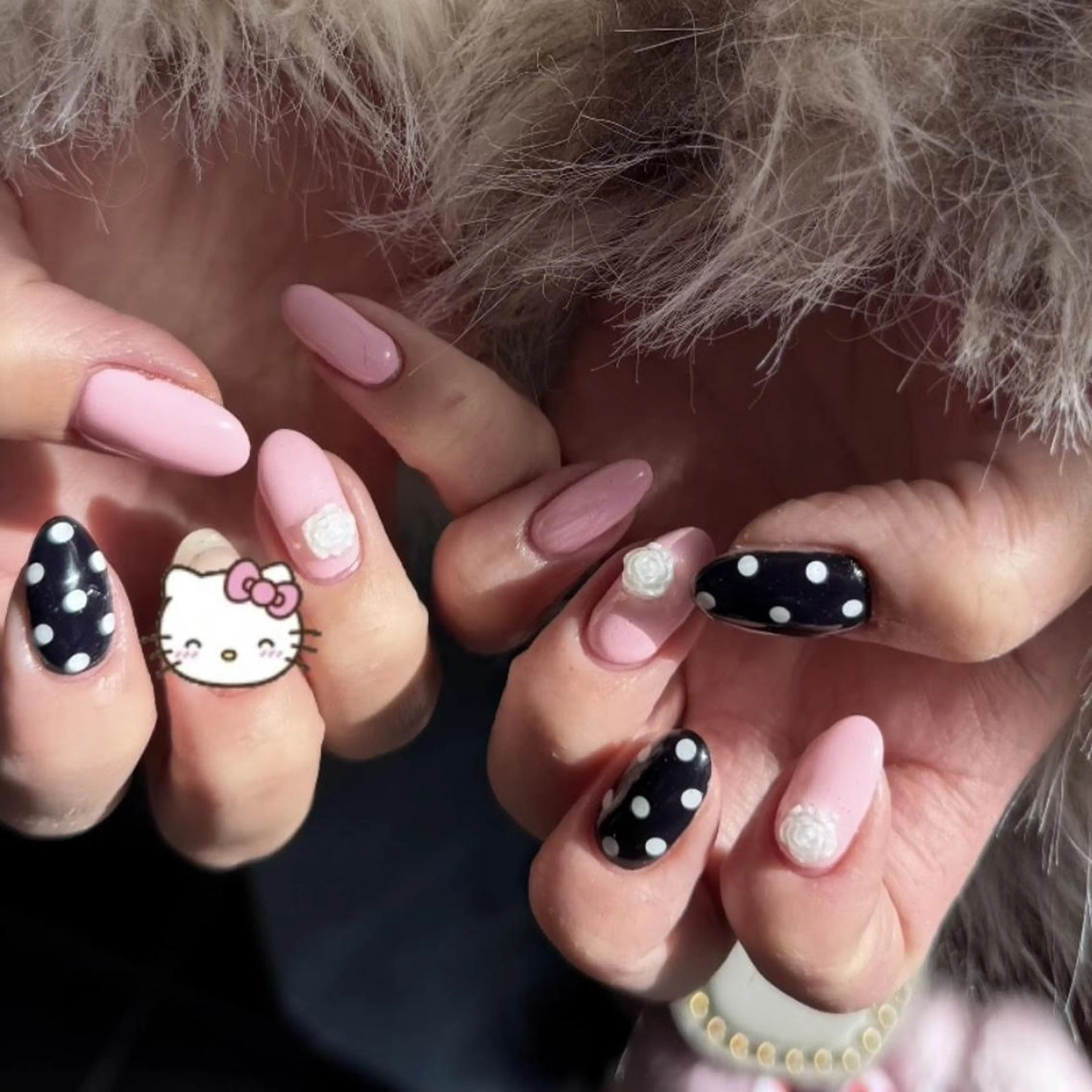 ショート ハンドネイル フットネイル 米山 慧のネイルデザイン