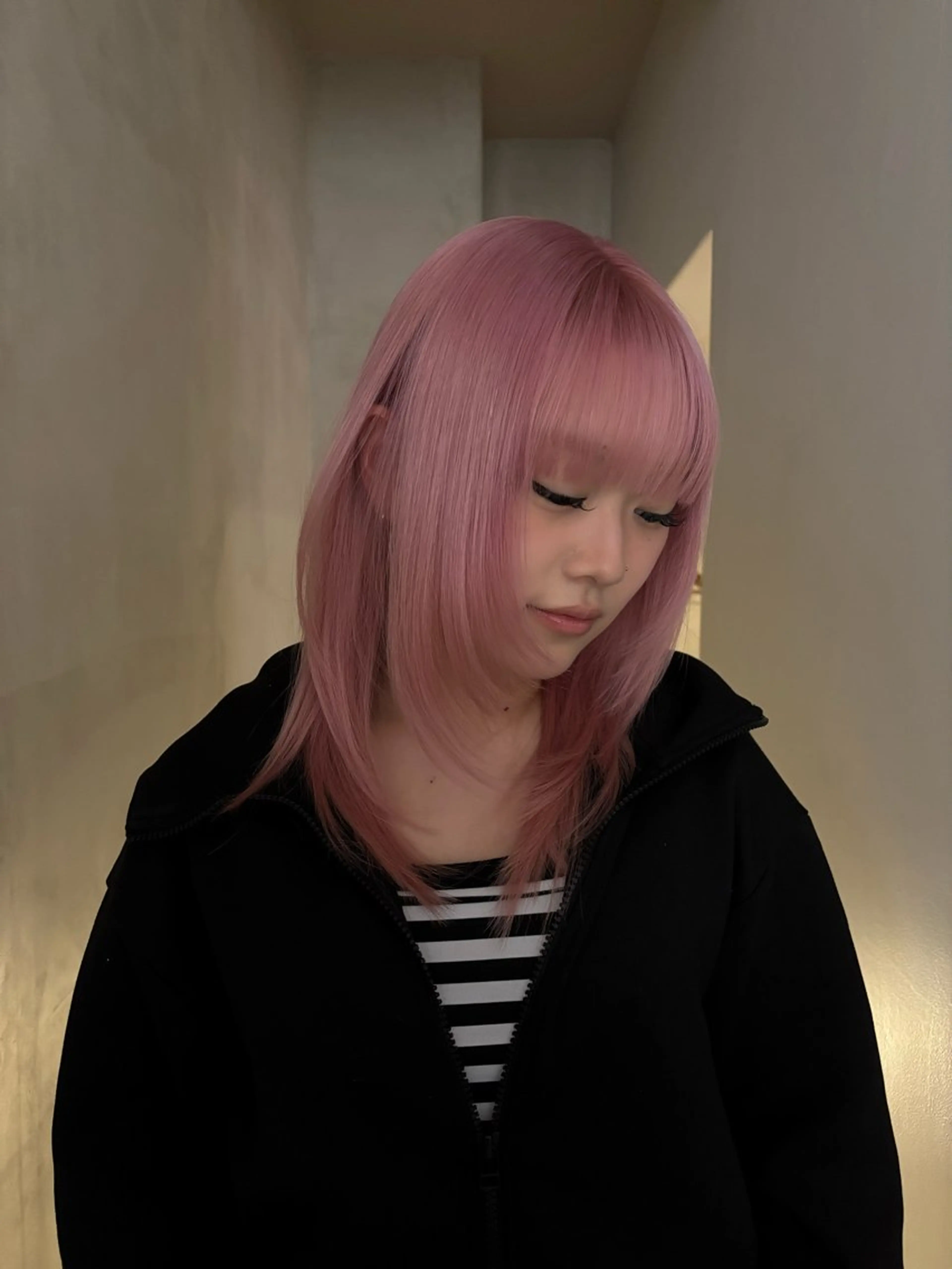 ミディアム maeda nonohaのヘアスタイル