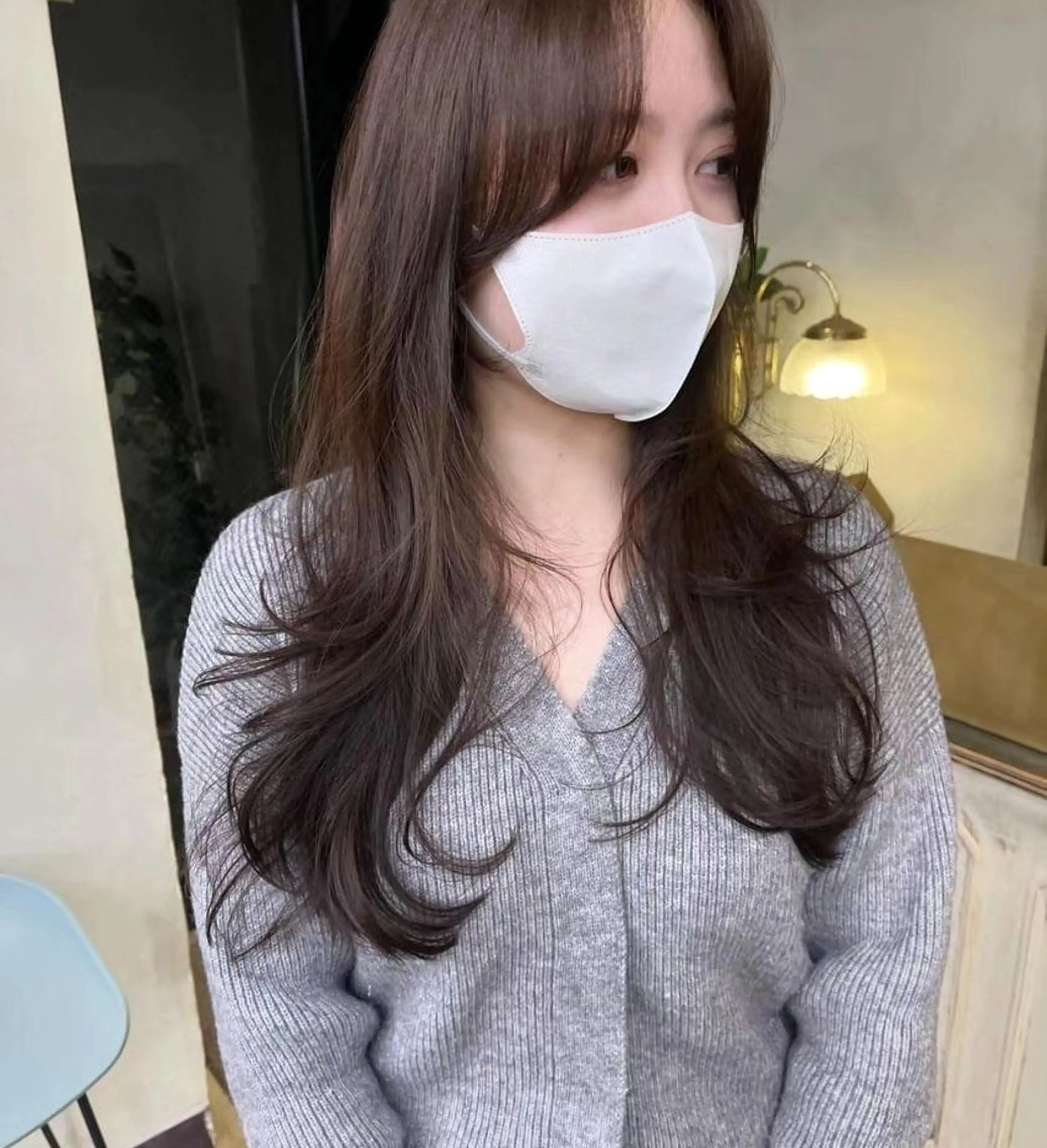 ロング 韓国レイヤー suzuのヘアスタイル