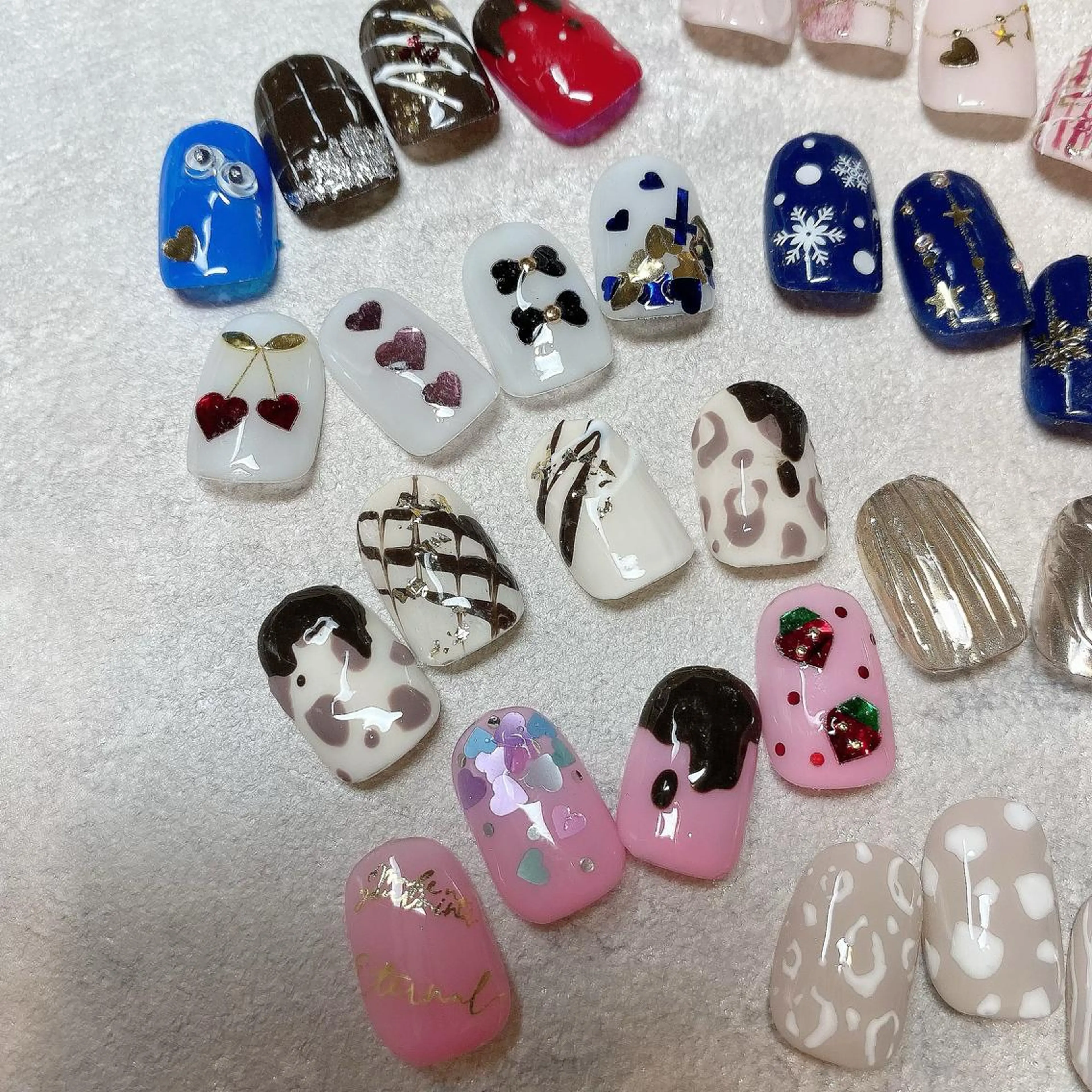 ネイル バレンタイン テネルネイル tener nailのネイルデザイン