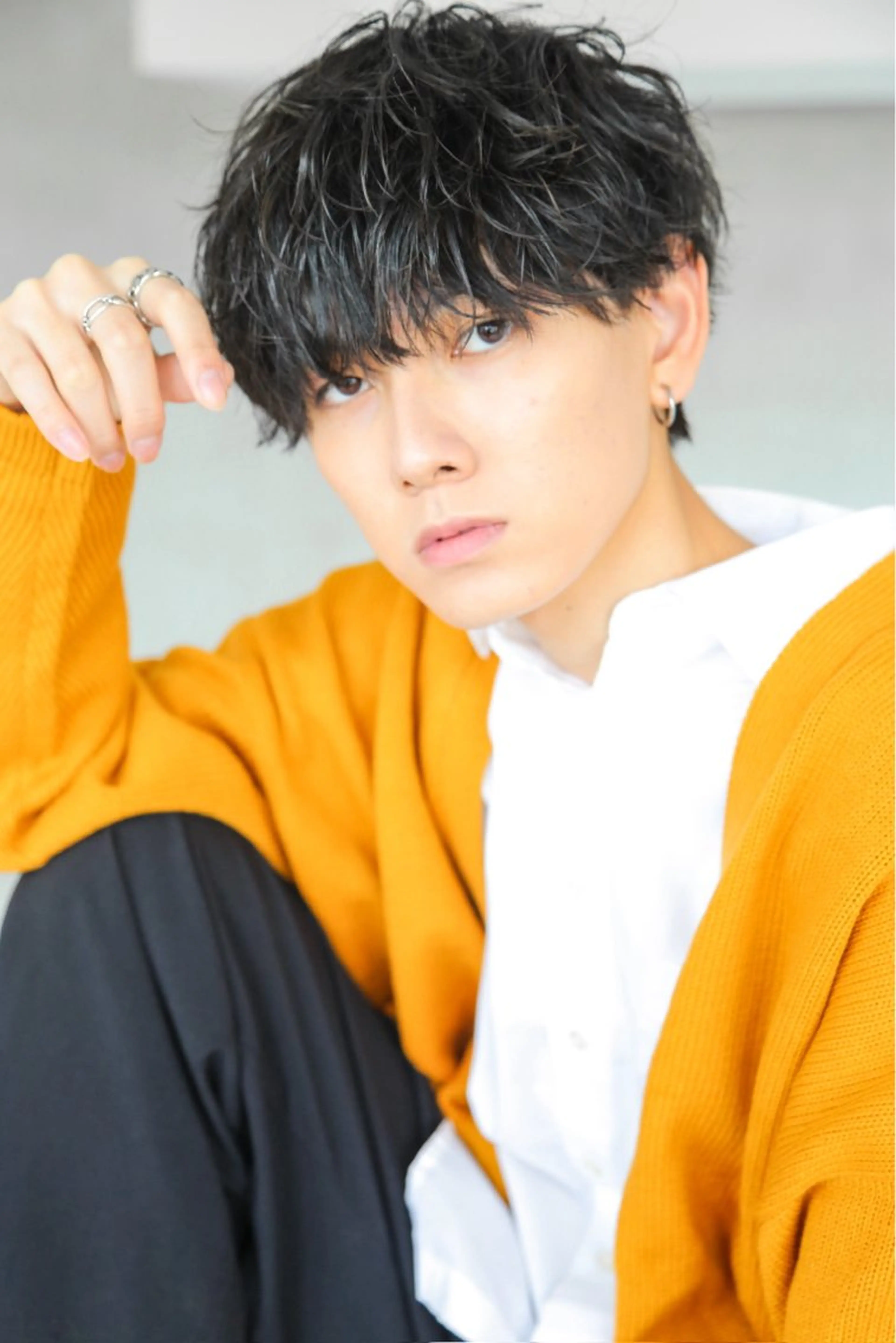 パーマ メンズ レディースパーマ モデル募集RIKOのヘアスタイル