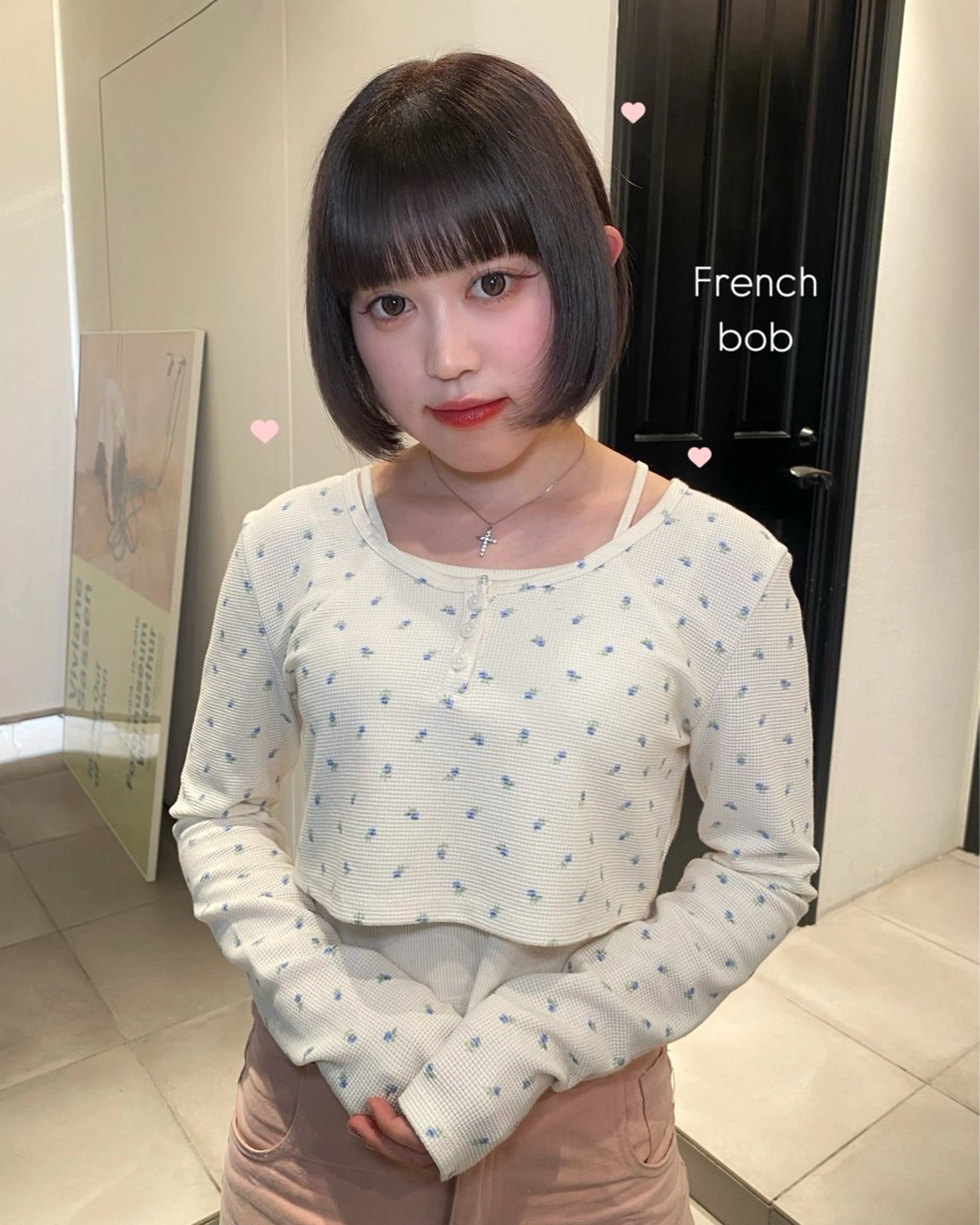 ショート riria/ボブ /透明感カラー🎀のヘアスタイル