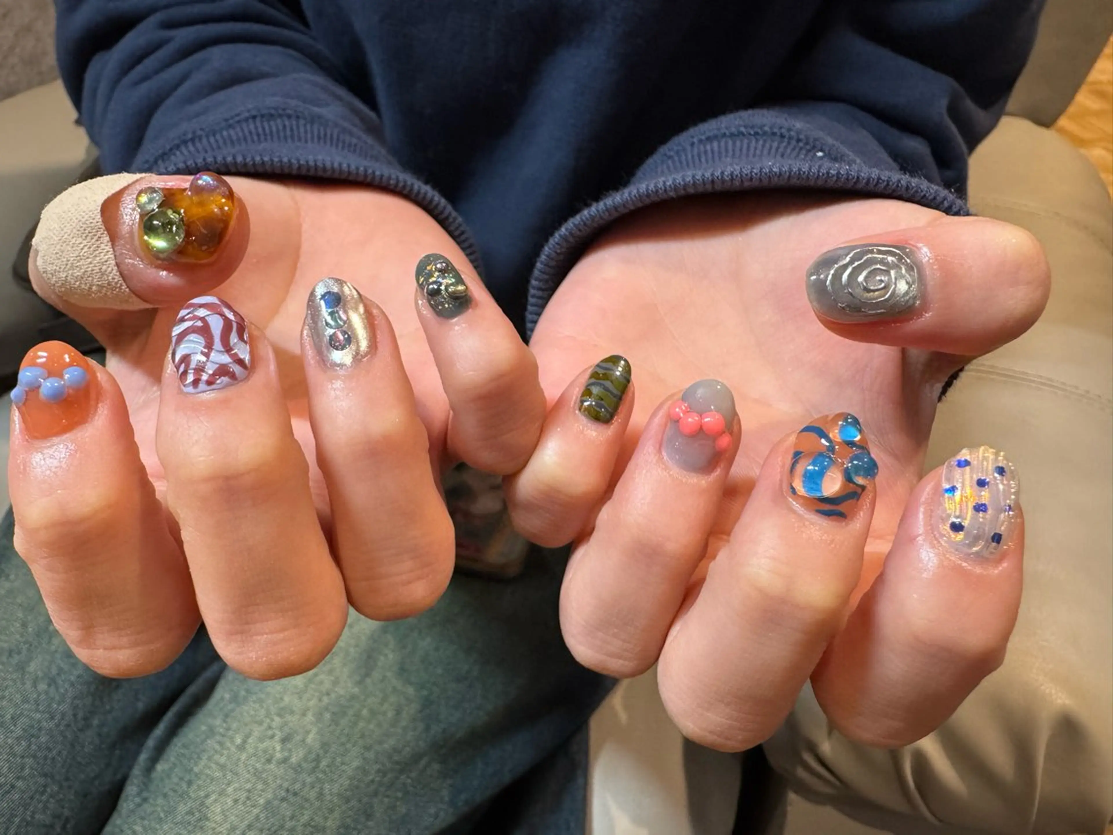 ネイル ハンドネイル tsumeasobi 🪬macoのネイルデザイン