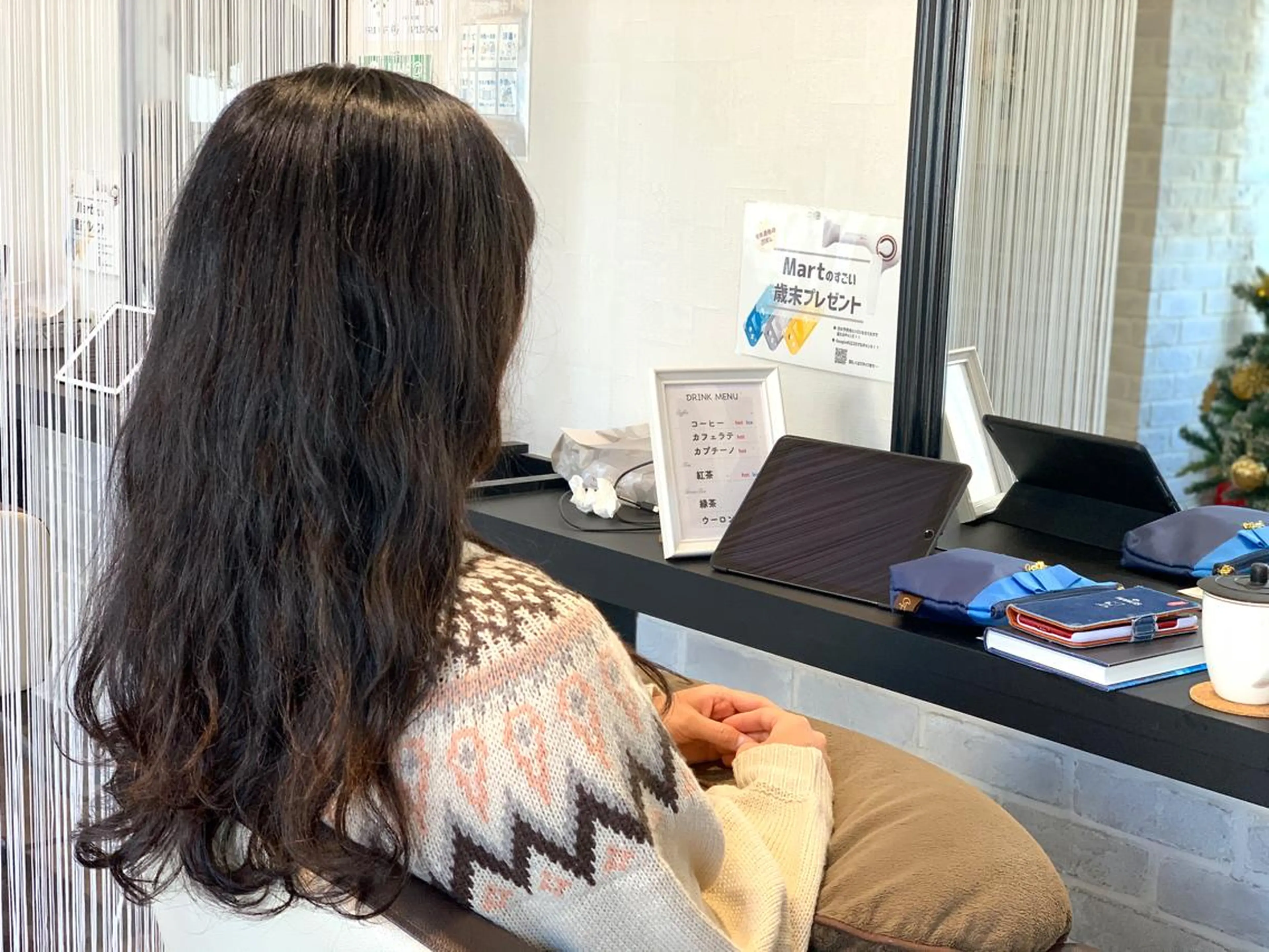 ロング パーマ 川村 綾のヘアスタイル