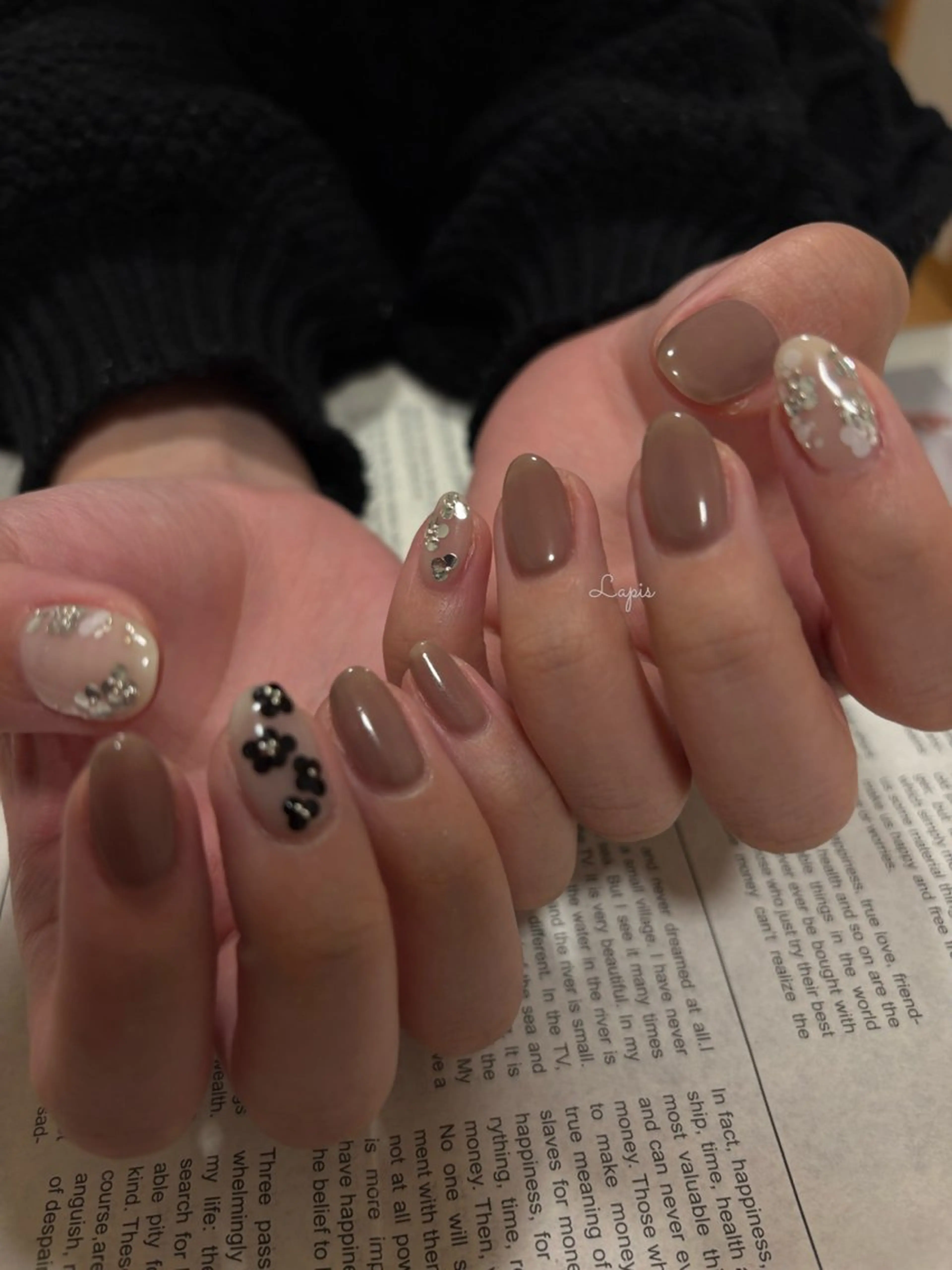 ネイル ハンドネイル Lapis *のネイルデザイン