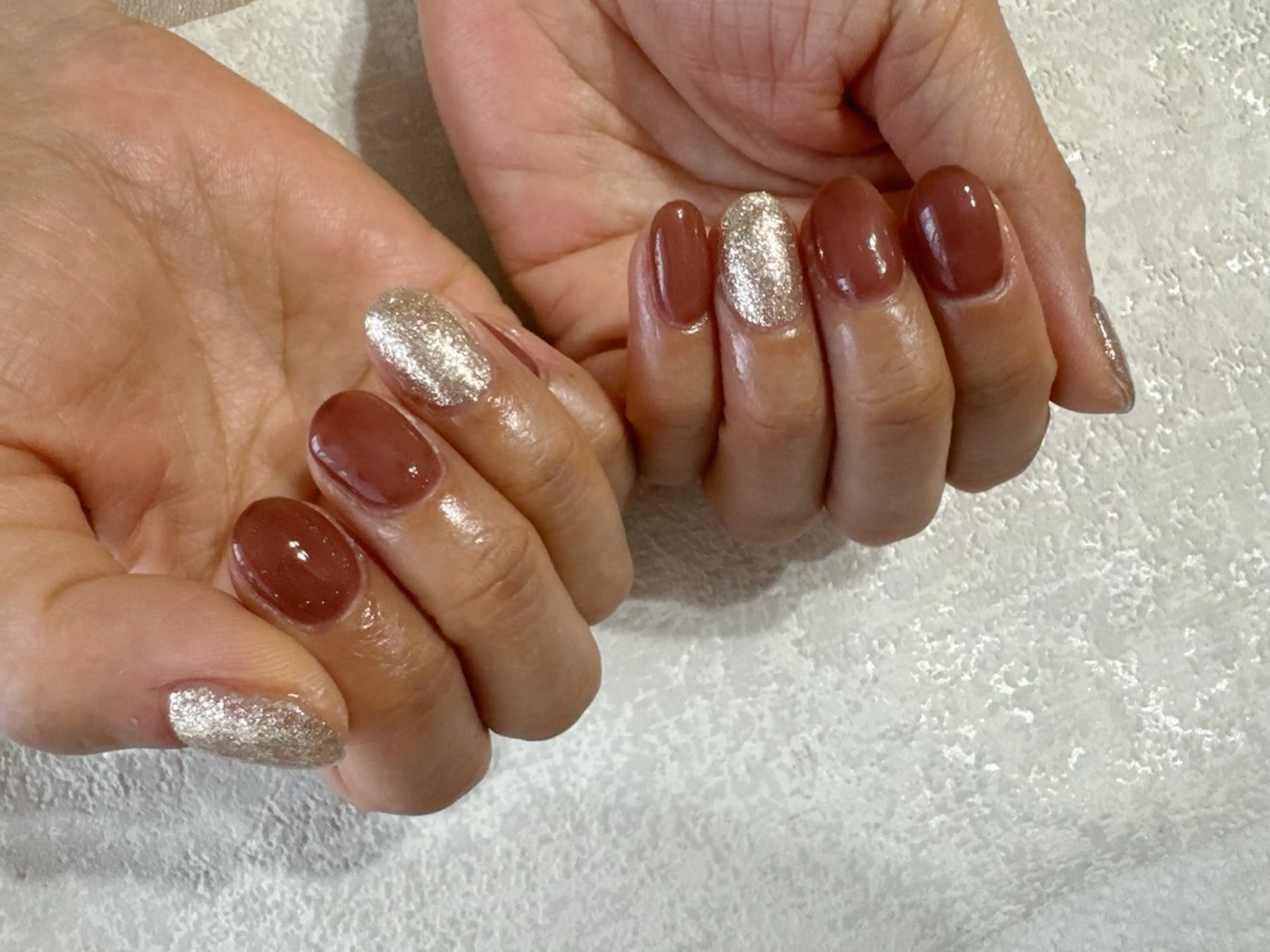 ネイル オーロラネイル フットネイル フレンチネイル ジェルネイル 韓国ネイル kikinail 溝の口のネイルデザイン