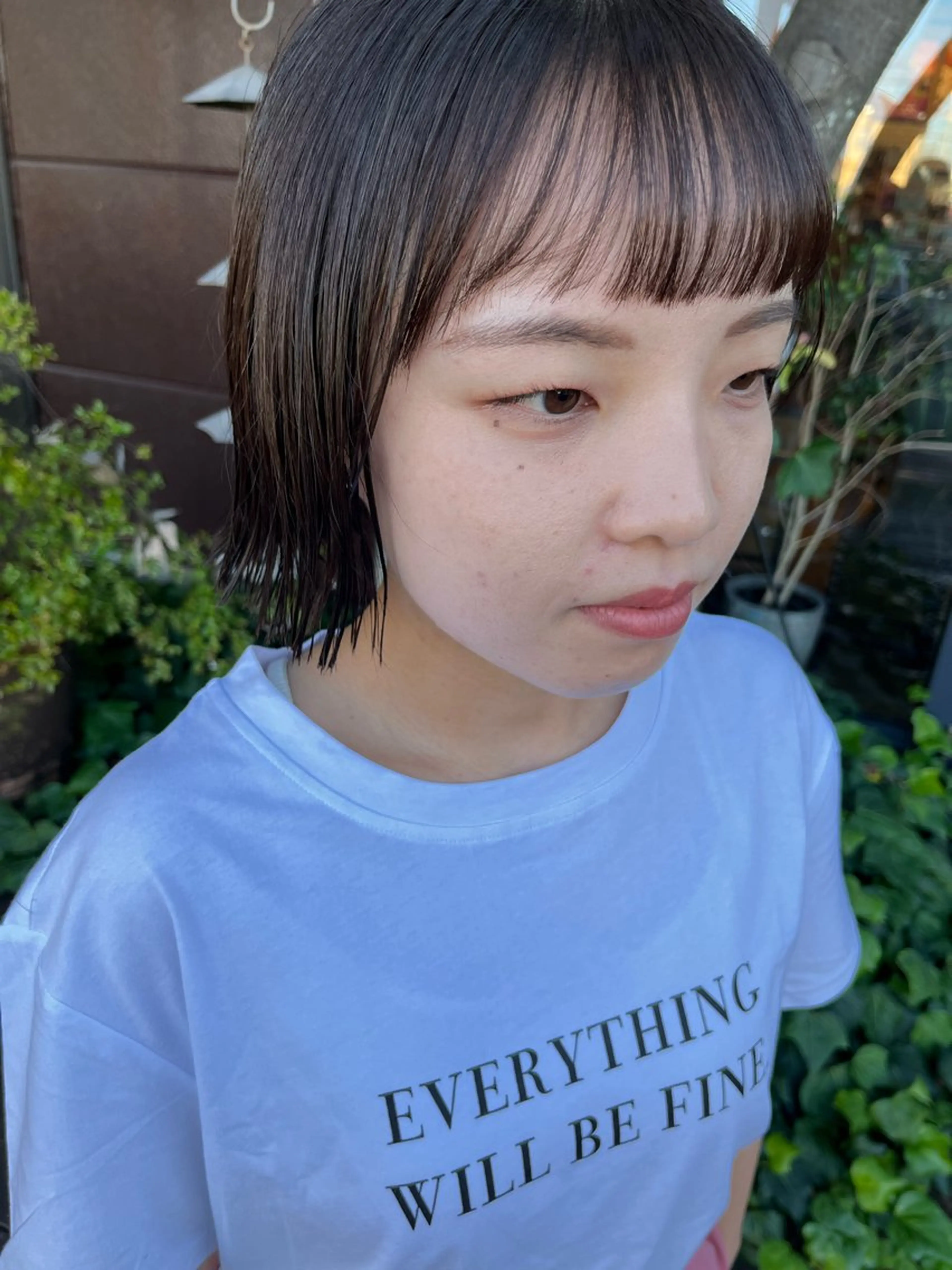 ショート カラー 🩶韓国艶髪🇰🇷 下本夕綺のヘアスタイル