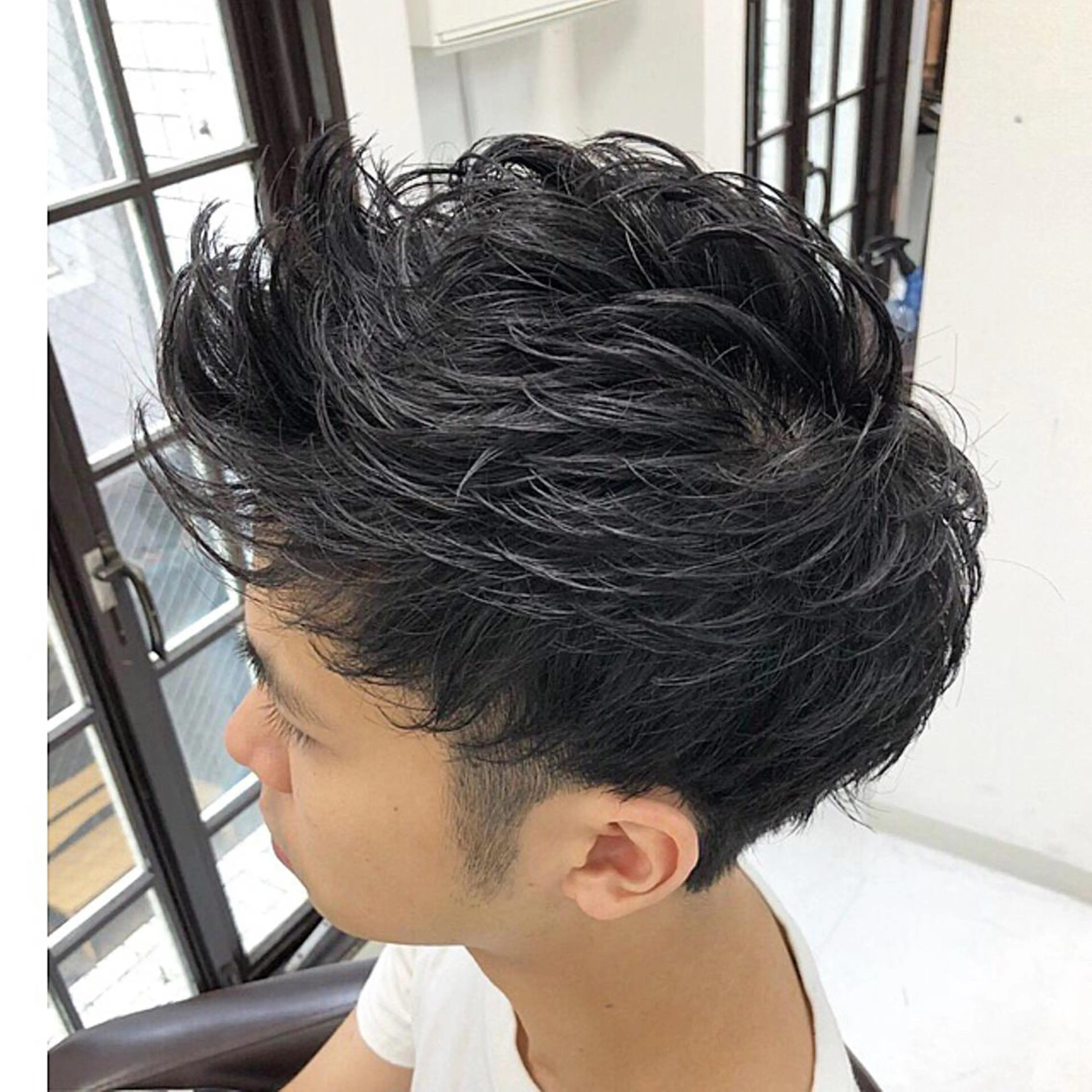ショート カラー パーマ ヘアアレンジ メンズ キッズ ネイル マツエク・マツパ カット トリートメント ヘアセット M字・前髪割れ 改善メンズ特化/栢沼のヘアスタイル