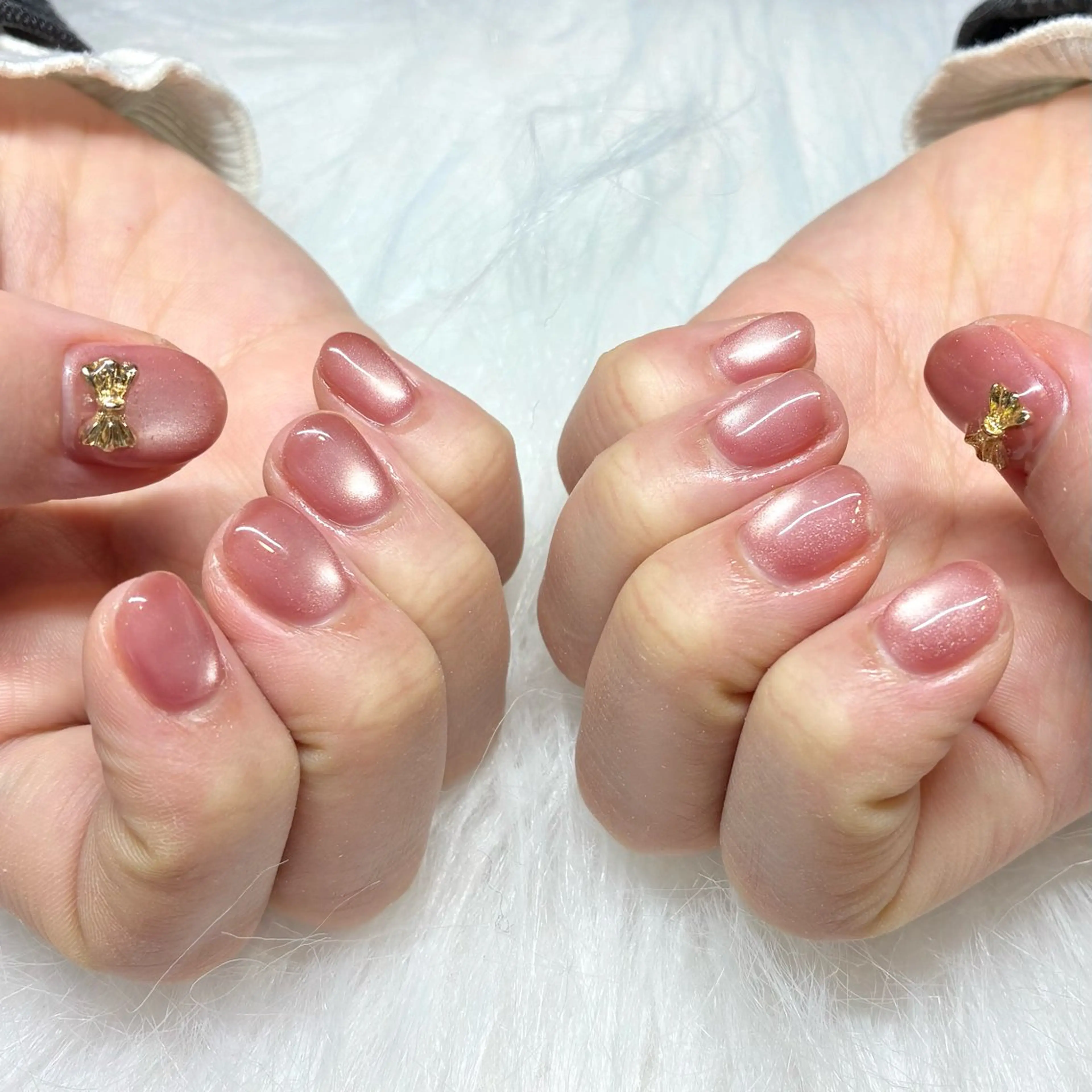 ネイル ジェルネイル マグネットネイル ハンドネイル Nail ヌシん家 AKANEのネイルデザイン