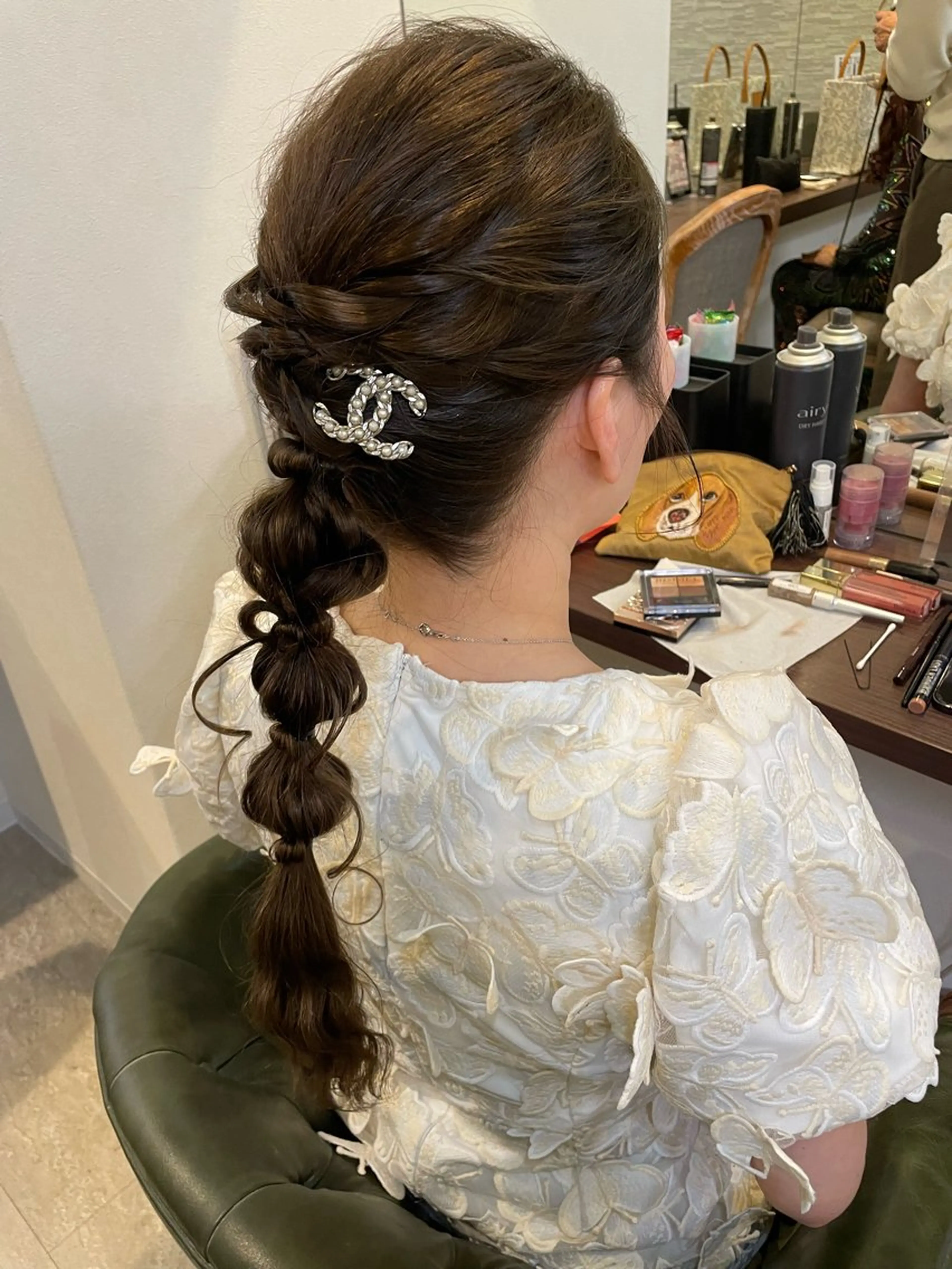 ロング ヘアアレンジ 大長 一華のヘアスタイル