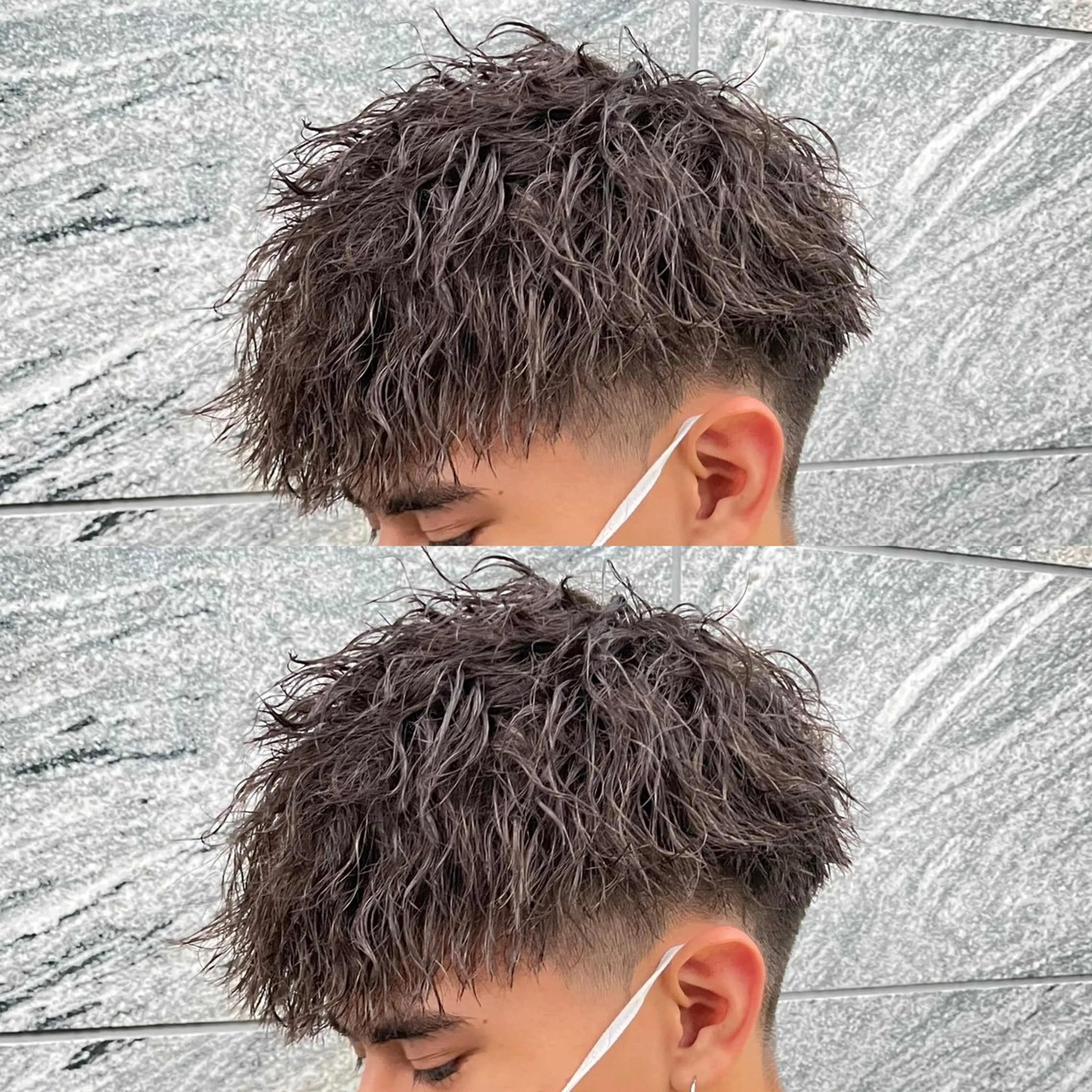 ショート カラー パーマ ヘアアレンジ メンズ キッズ 🔥メンズパーマ🔥 菅原楓のヘアスタイル