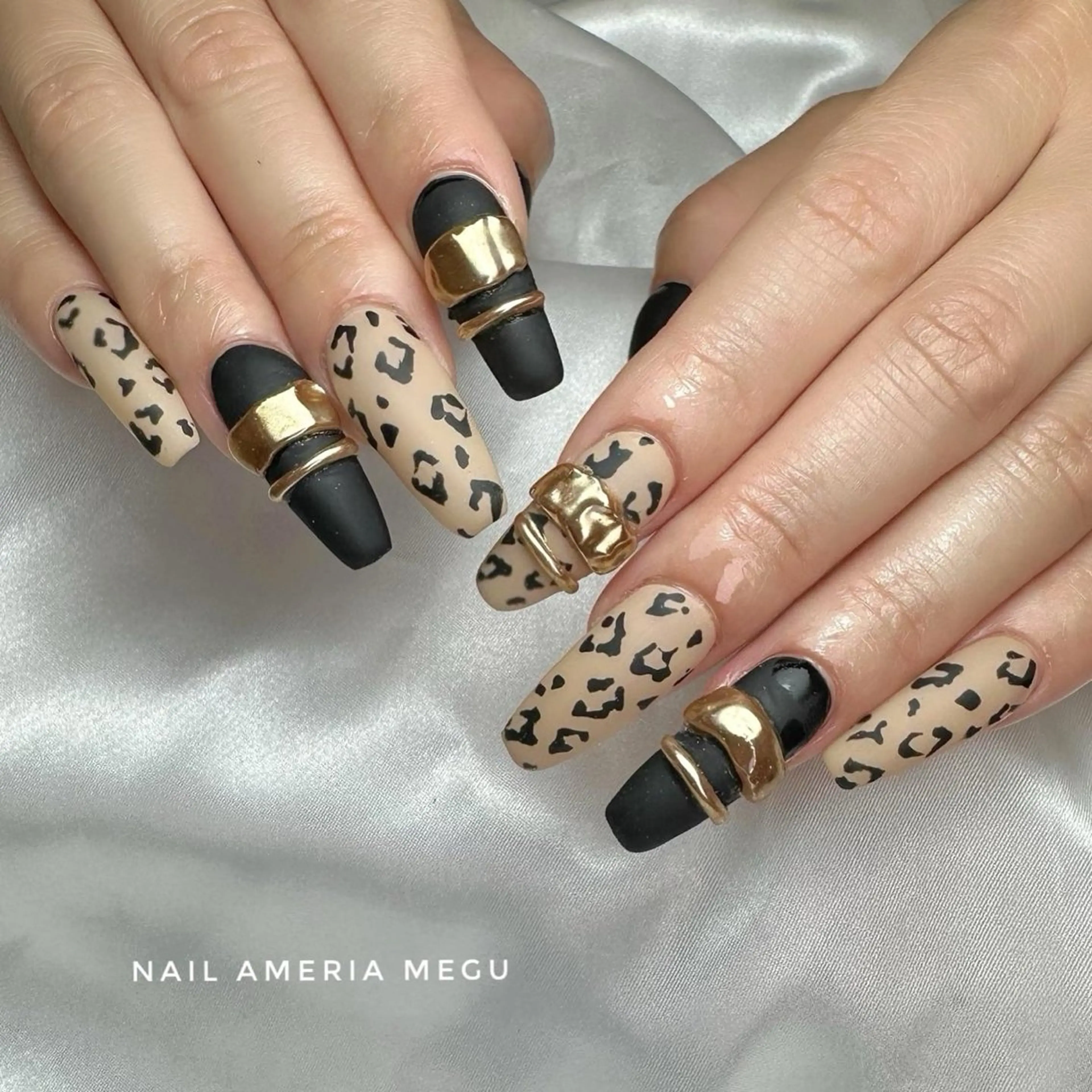 ネイル マットネイル ハンドネイル ameria meguのネイルデザイン